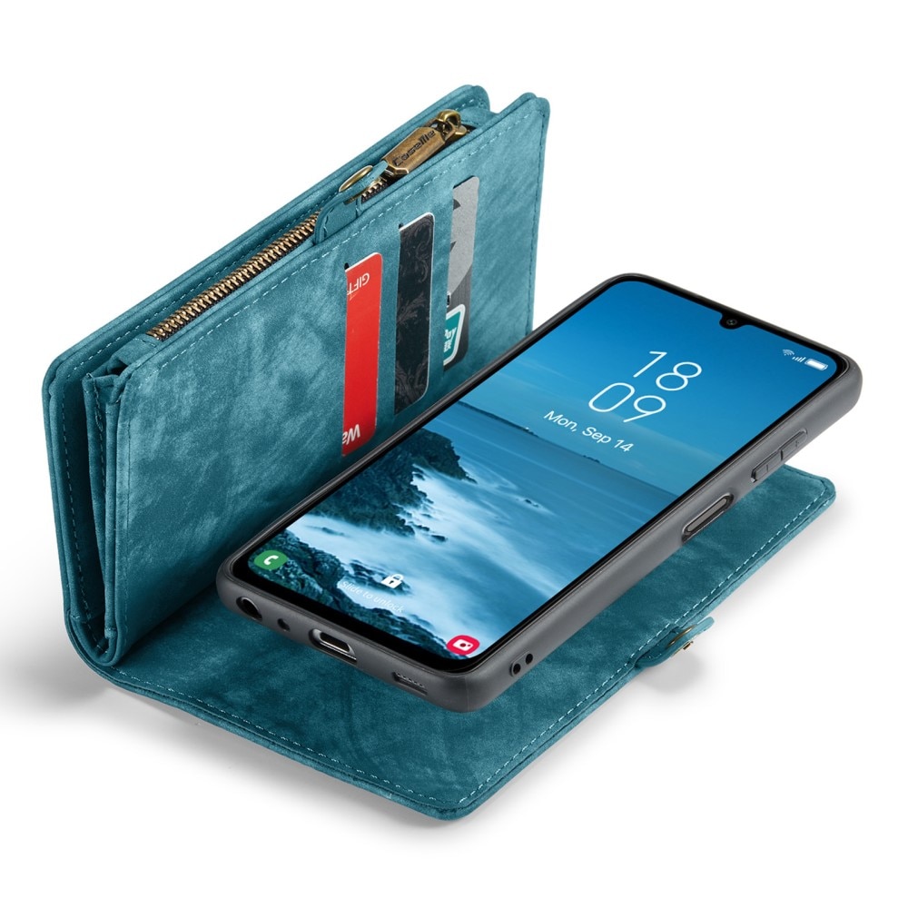 Multi-slot Lommeboksetui Samsung Galaxy A25 blå