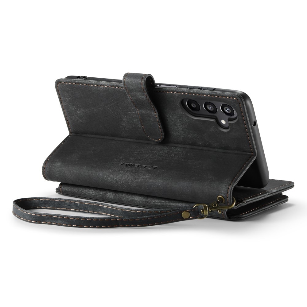 Zipper Wallet Samsung Galaxy A15 svart