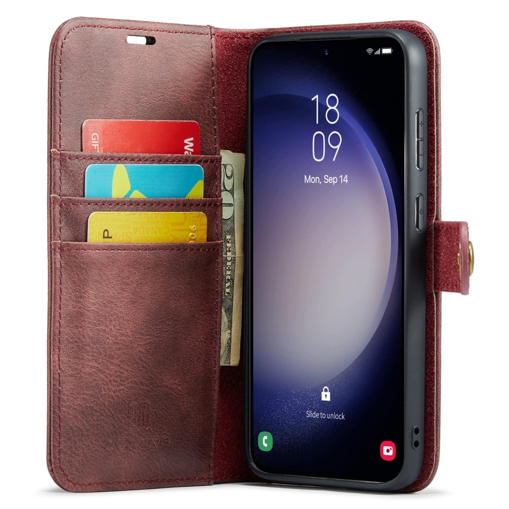 Magnet Wallet Samsung Galaxy A55 Red