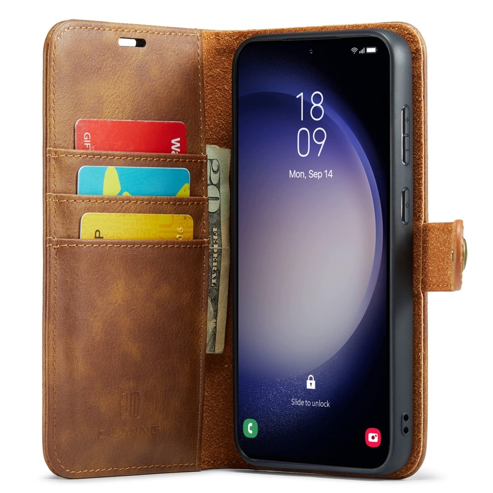 Magnet Wallet Samsung Galaxy A35 Cognac
