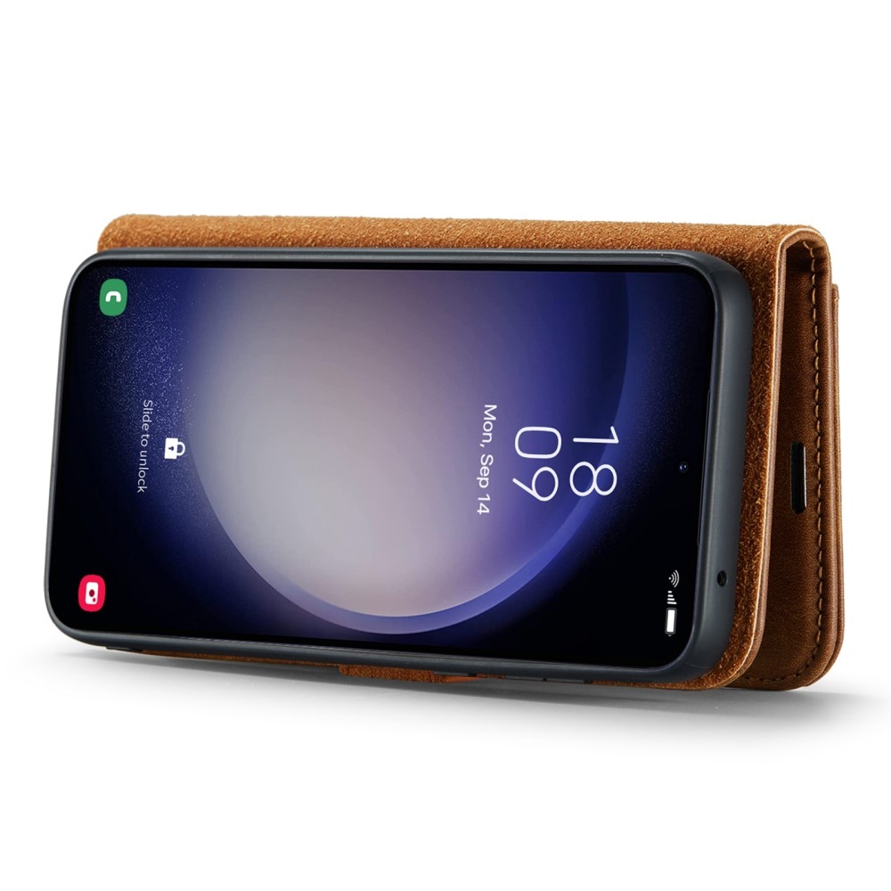 Magnet Wallet Samsung Galaxy A15 Cognac