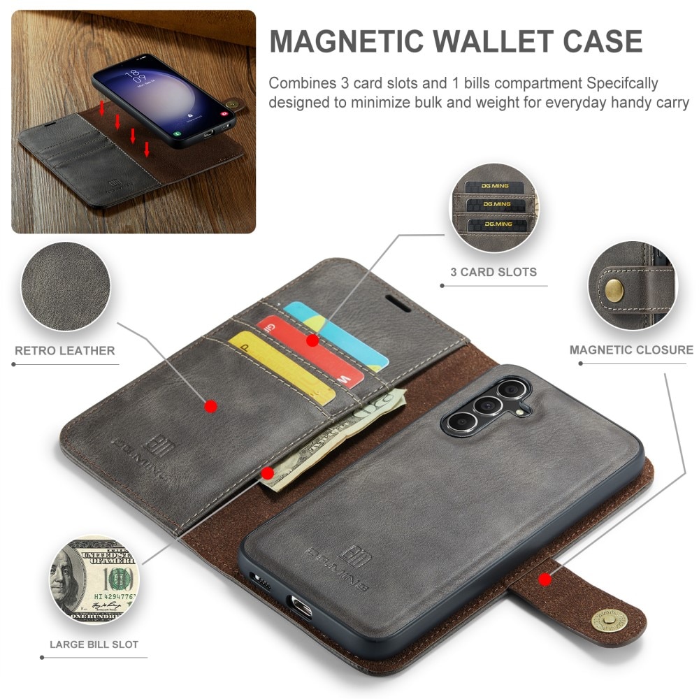 Magnet Wallet Samsung Galaxy A15 Brown