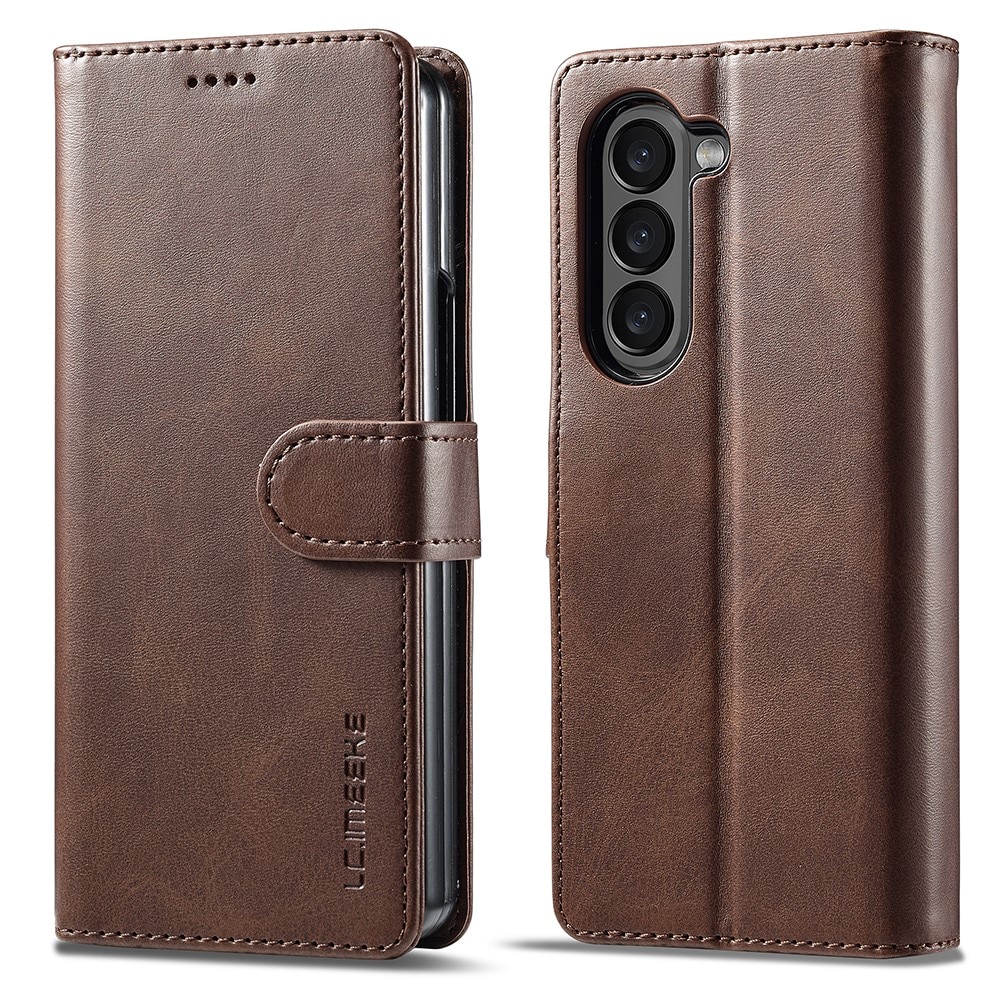 Lommebokdeksel Samsung Galaxy Z Fold 7 Brun