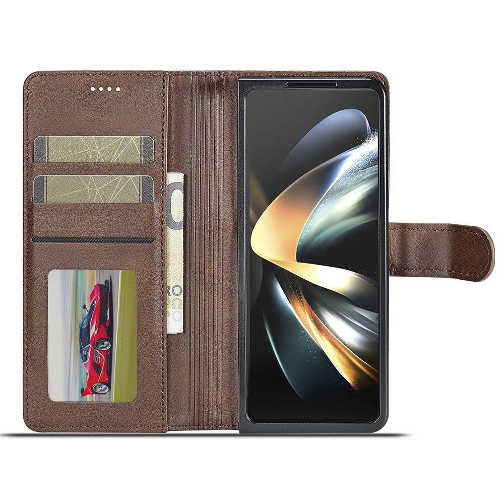 Lommebokdeksel Samsung Galaxy Z Fold 7 Brun