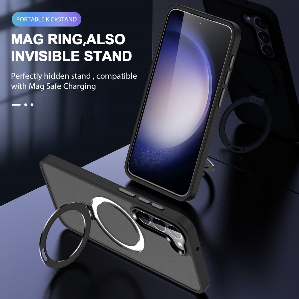 Hybriddeksel MagSafe Ring Samsung Galaxy S24 Plus svart