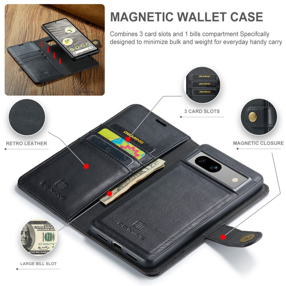 Magnet Wallet Google Pixel 8a Black