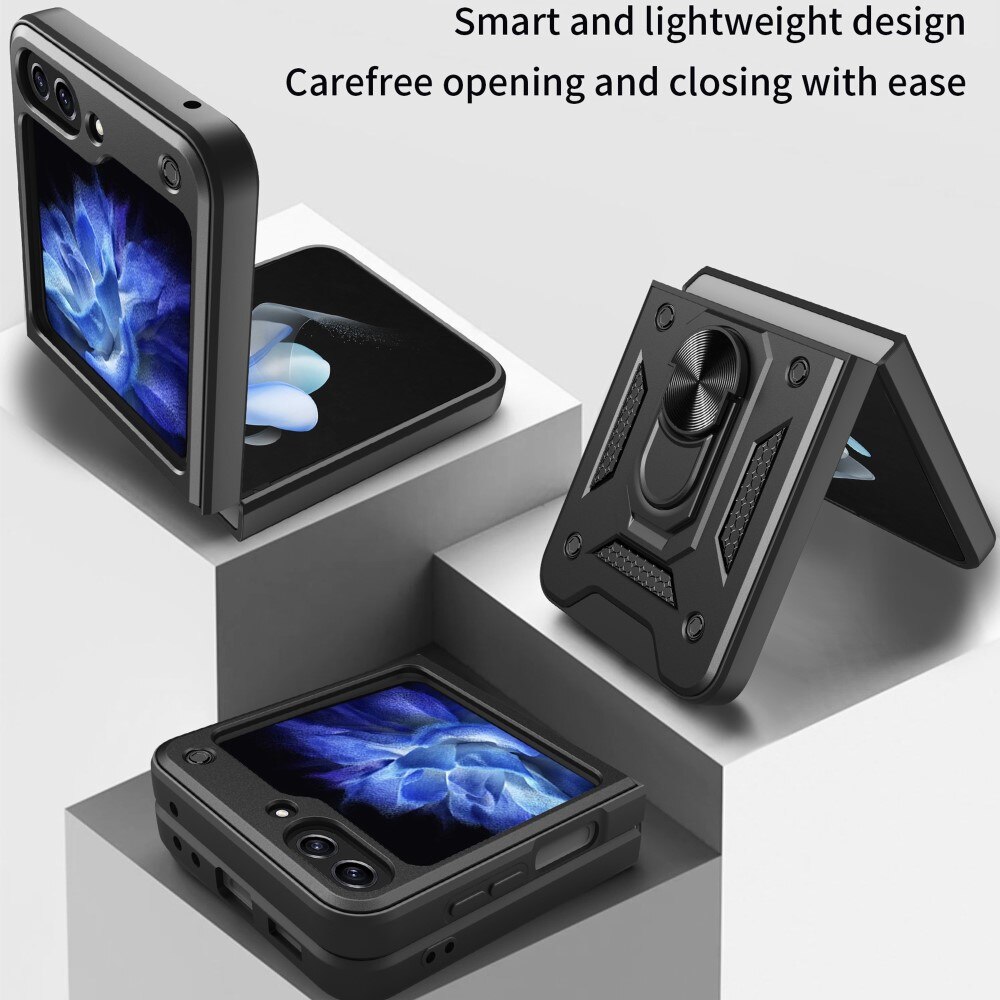 Hybriddeksel Tech Ring Samsung Galaxy Z Flip 6 svart