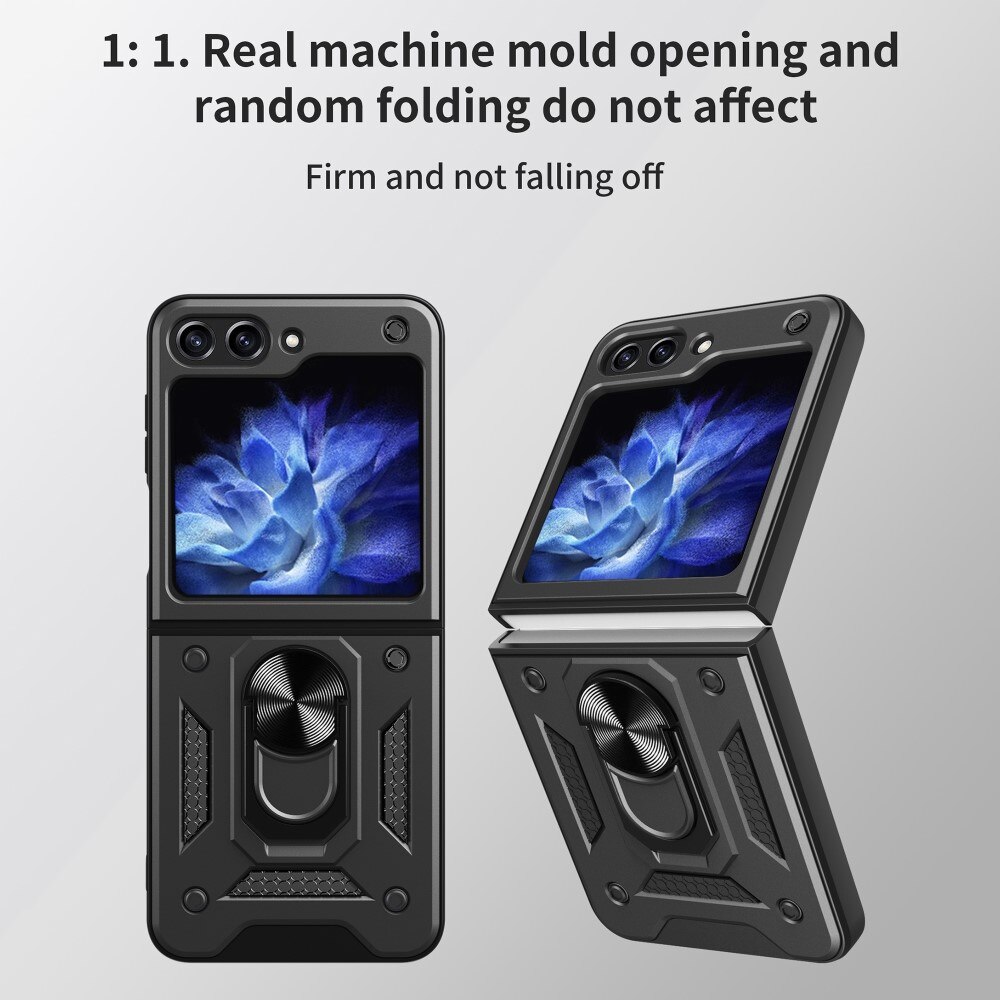 Hybriddeksel Tech Ring Samsung Galaxy Z Flip 6 svart