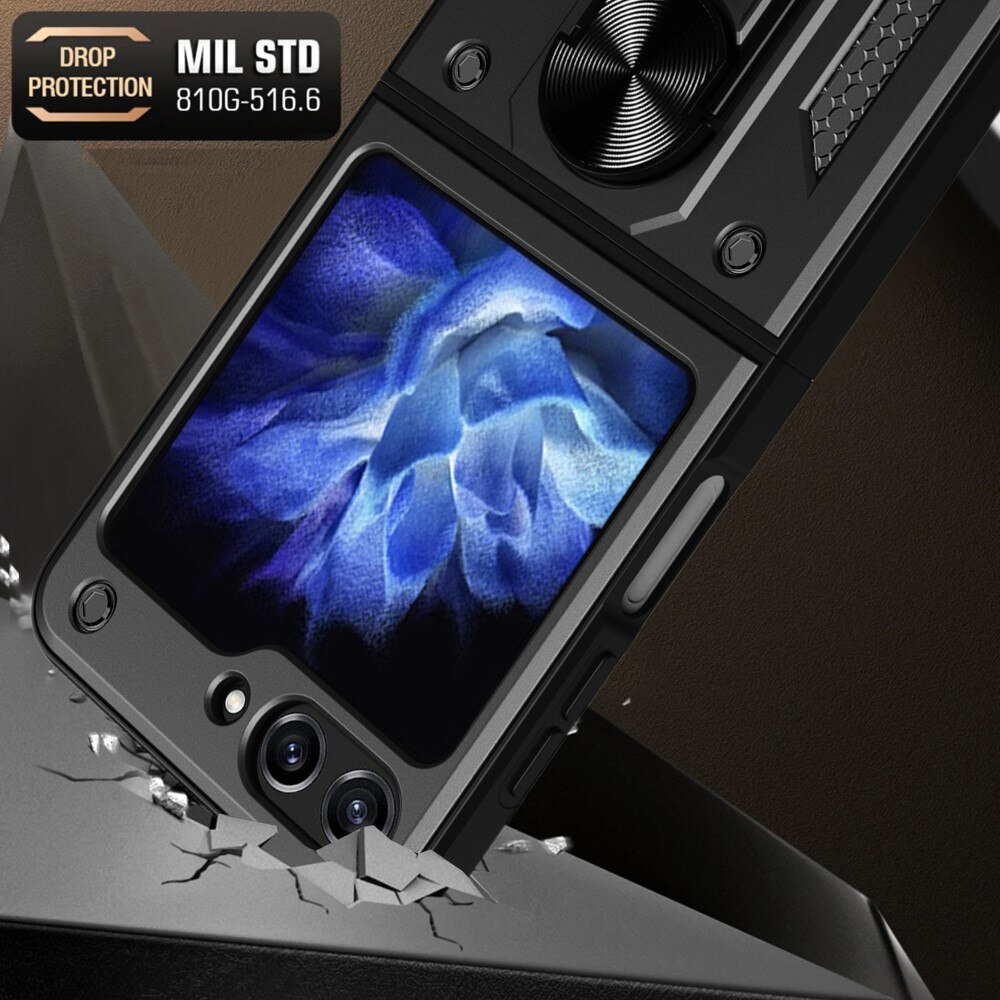 Hybriddeksel Tech Ring Samsung Galaxy Z Flip 6 svart