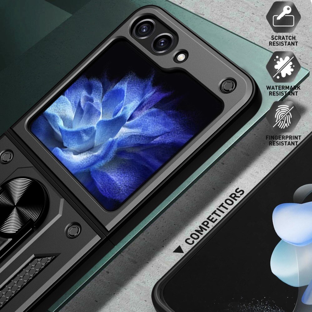 Hybriddeksel Tech Ring Samsung Galaxy Z Flip 6 svart