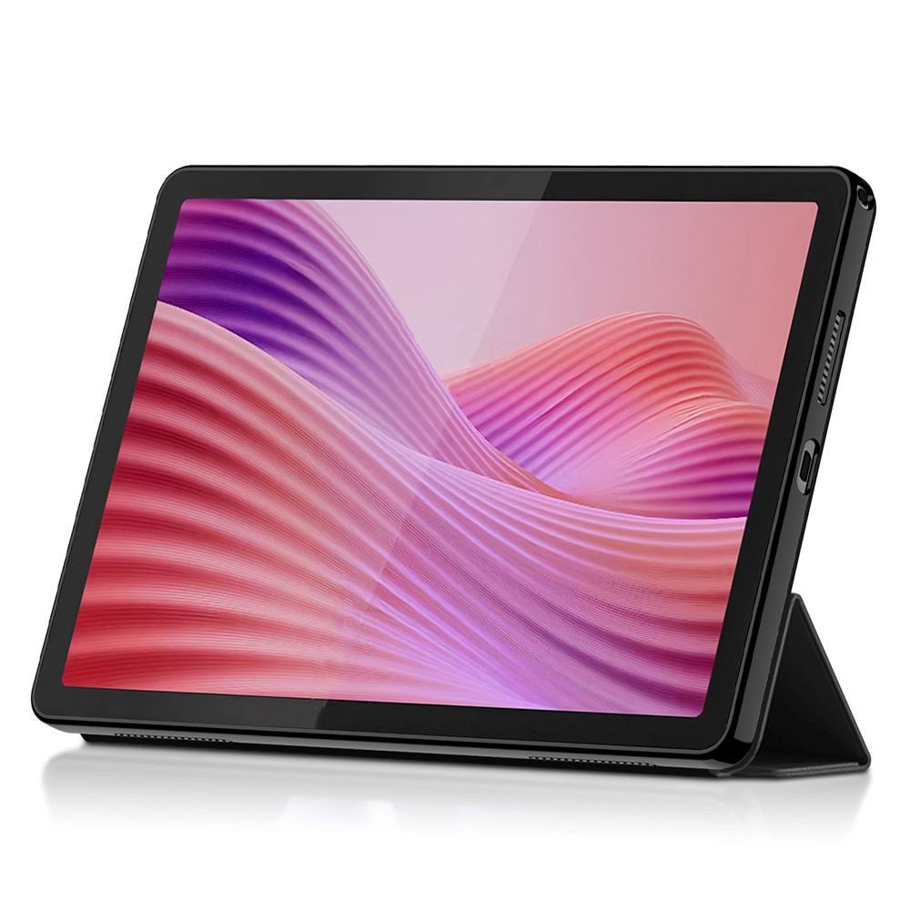 Etui Tri-fold  Lenovo Tab 10.1 (2025) Svart