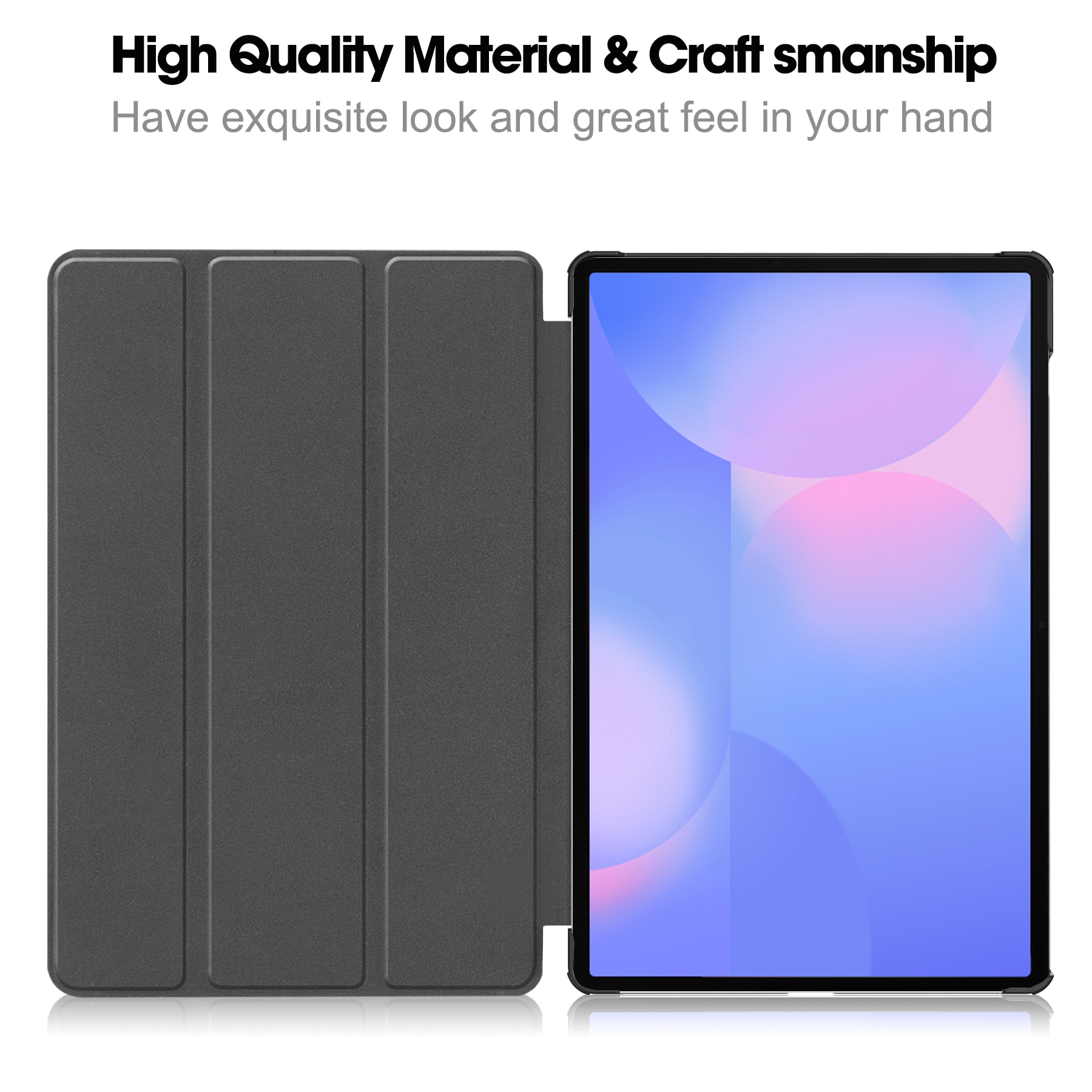 Etui Tri-fold Samsung Galaxy Tab S10 FE Plus Svart