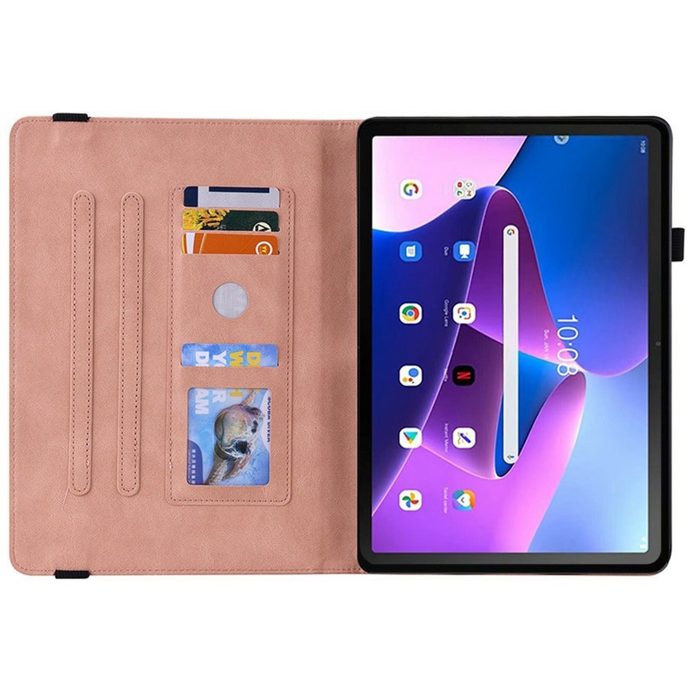 Lærveske Sommerfugler  Lenovo Tab Rosa