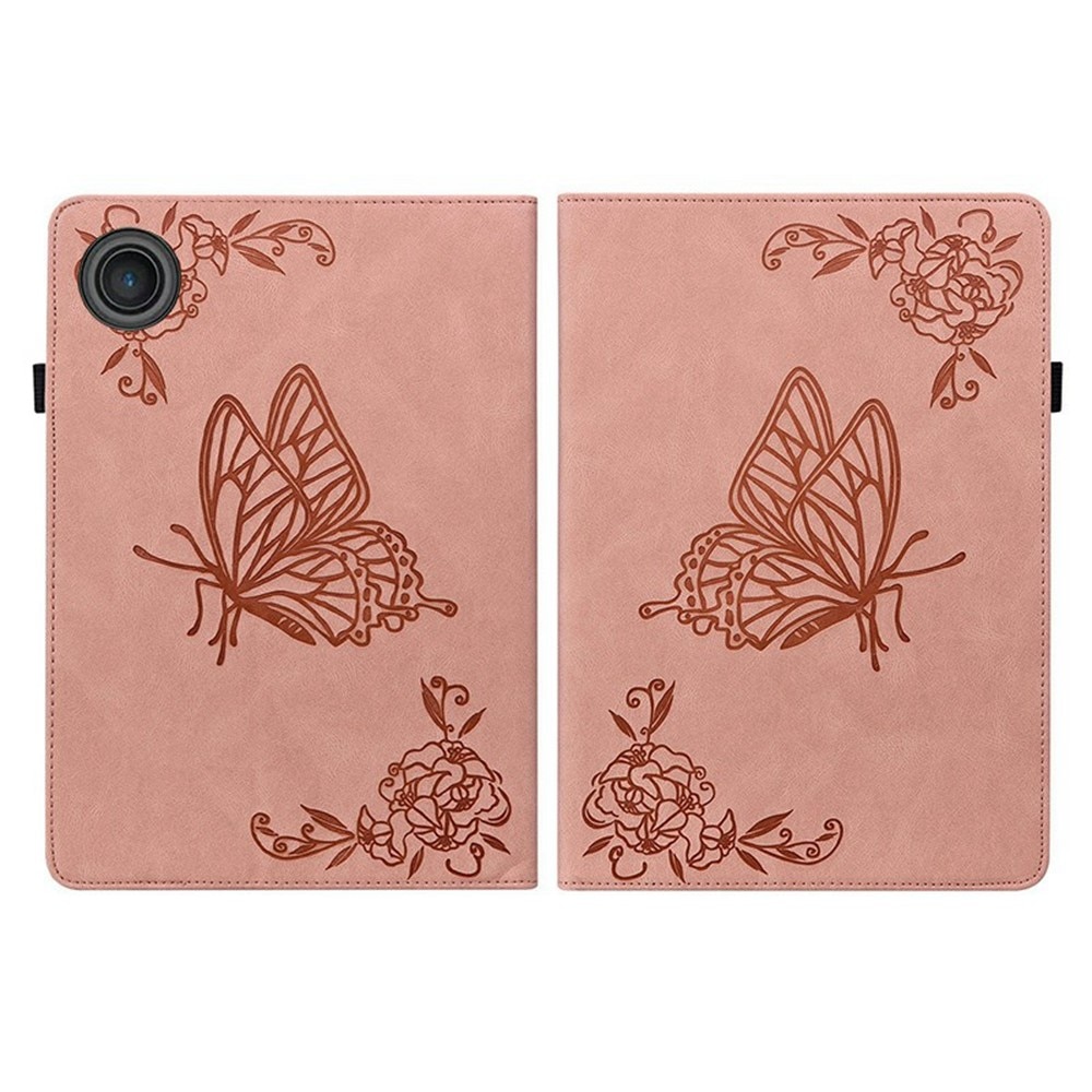 Lærveske Sommerfugler  Lenovo Tab Rosa