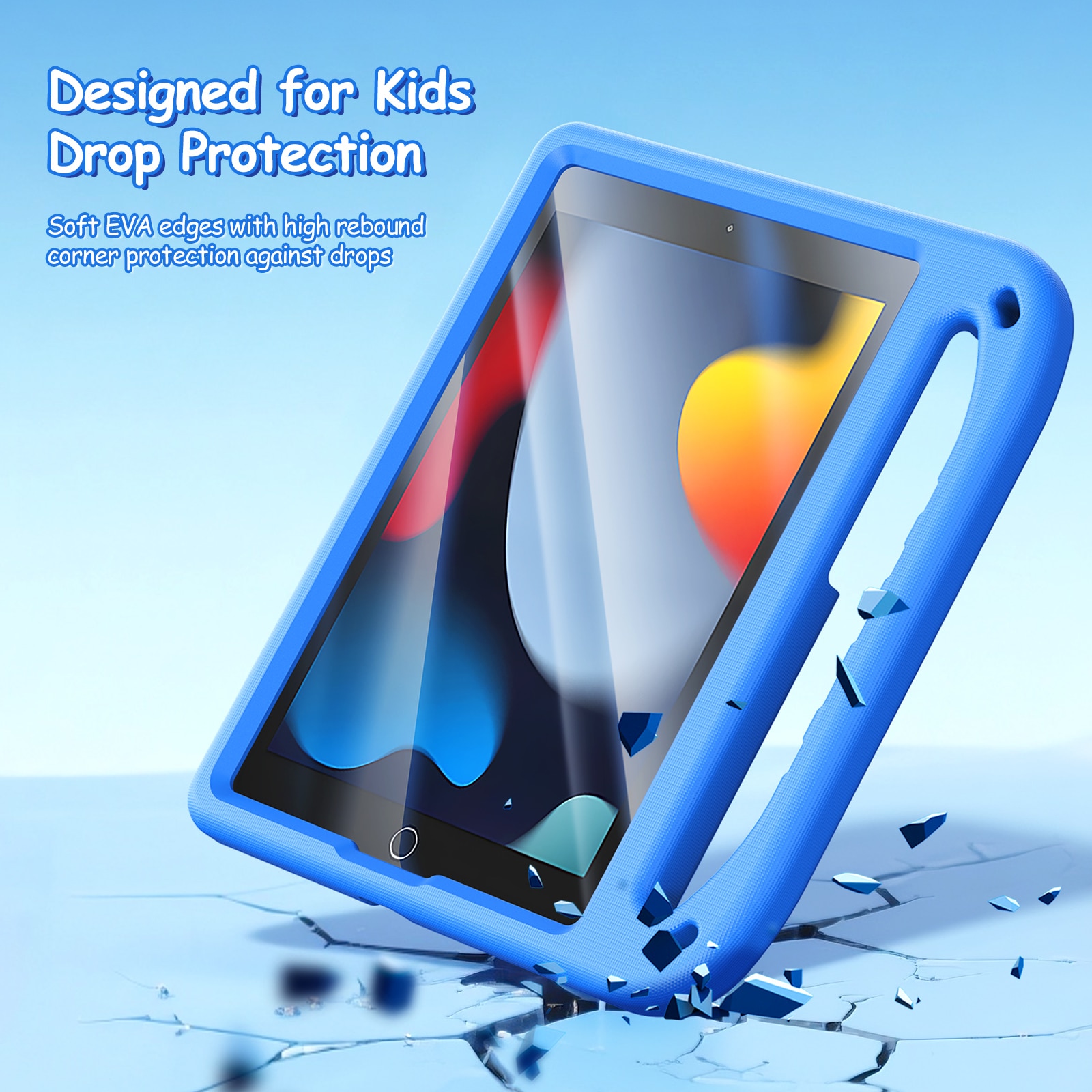 Puff Series EVA deksel Apple iPad 10.2 8th Gen (2020) Blå