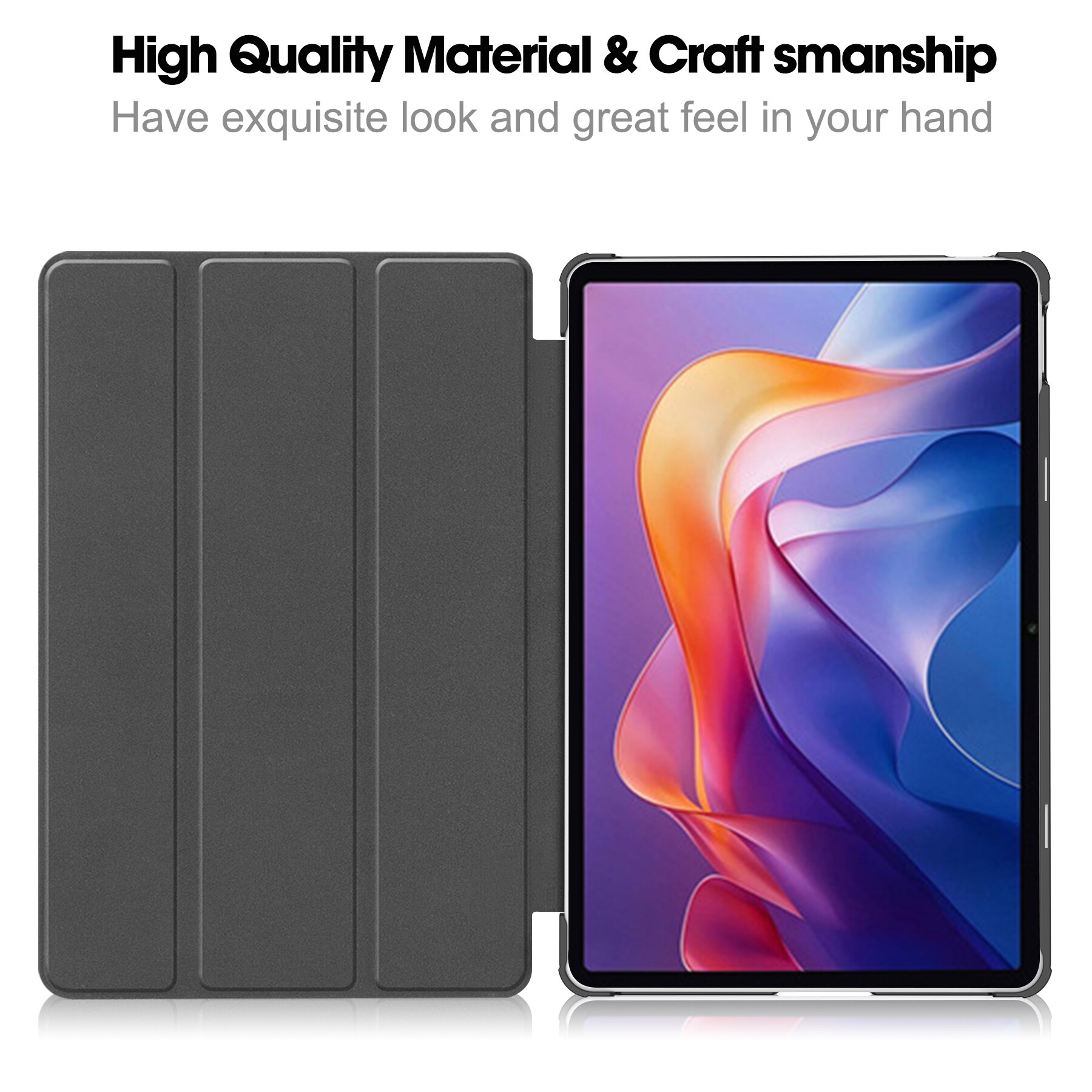 Etui Tri-fold Xiaomi Redmi Pad 2 Svart