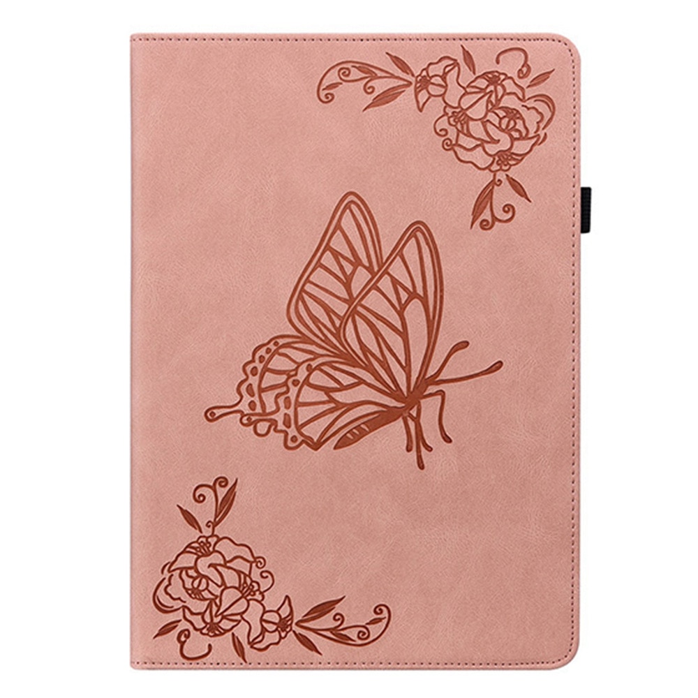 Lærveske Sommerfugler Xiaomi Redmi Pad 2 Rosa