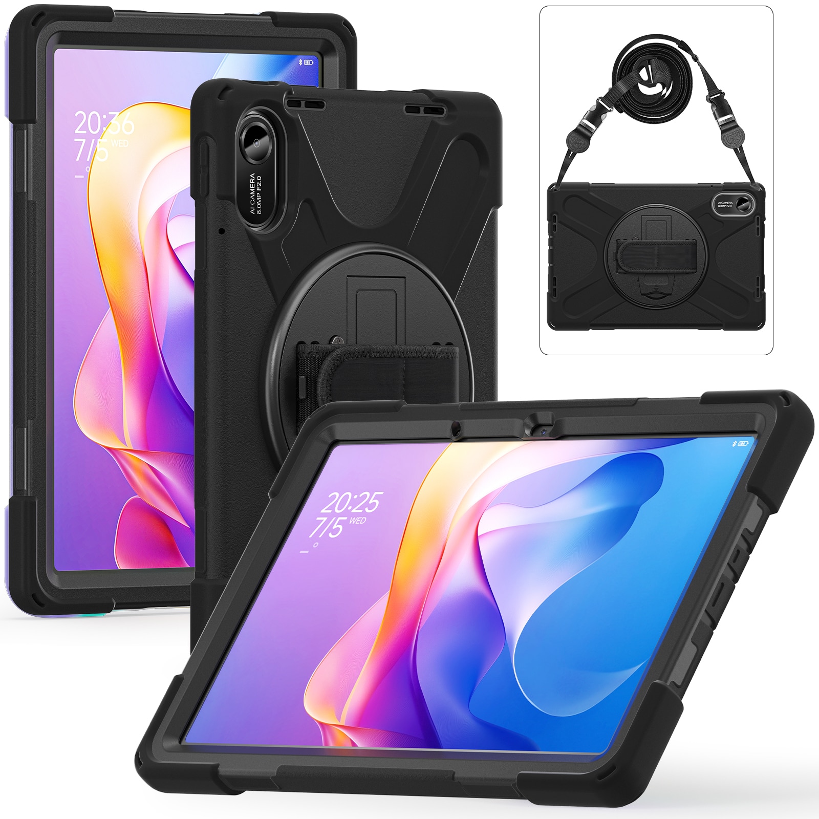 Støtsikker Hybriddeksel Xiaomi Redmi Pad 2 svart