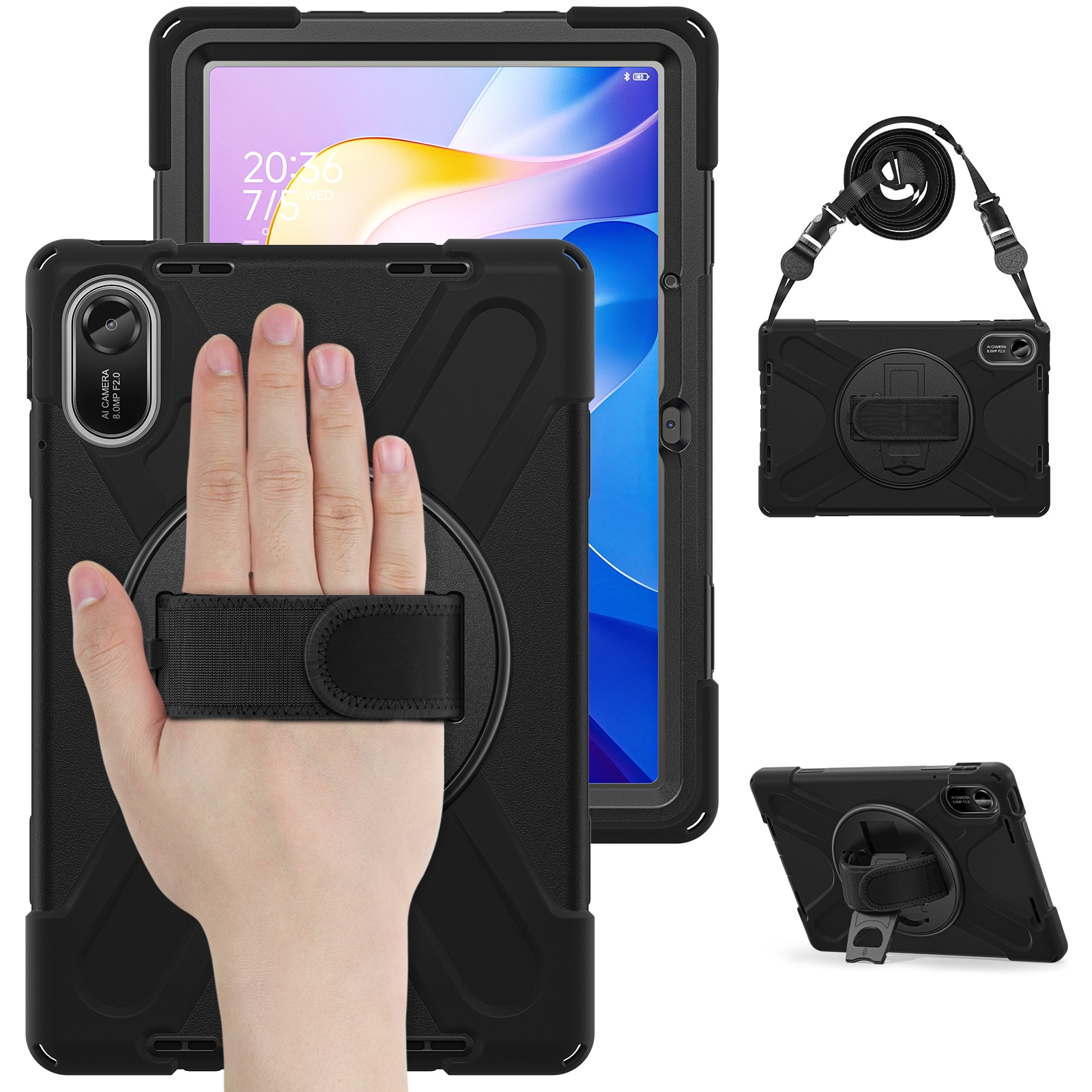 Støtsikker Hybriddeksel Xiaomi Redmi Pad 2 svart