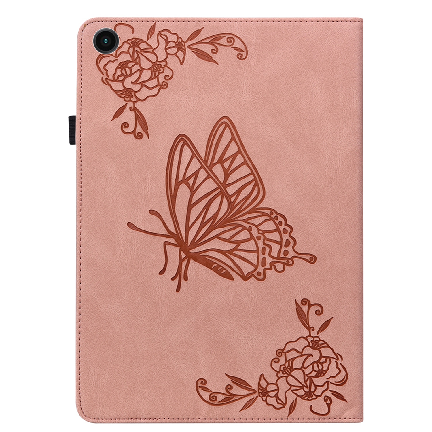 Lærveske Sommerfugler Samsung Galaxy Tab A11 Rosa