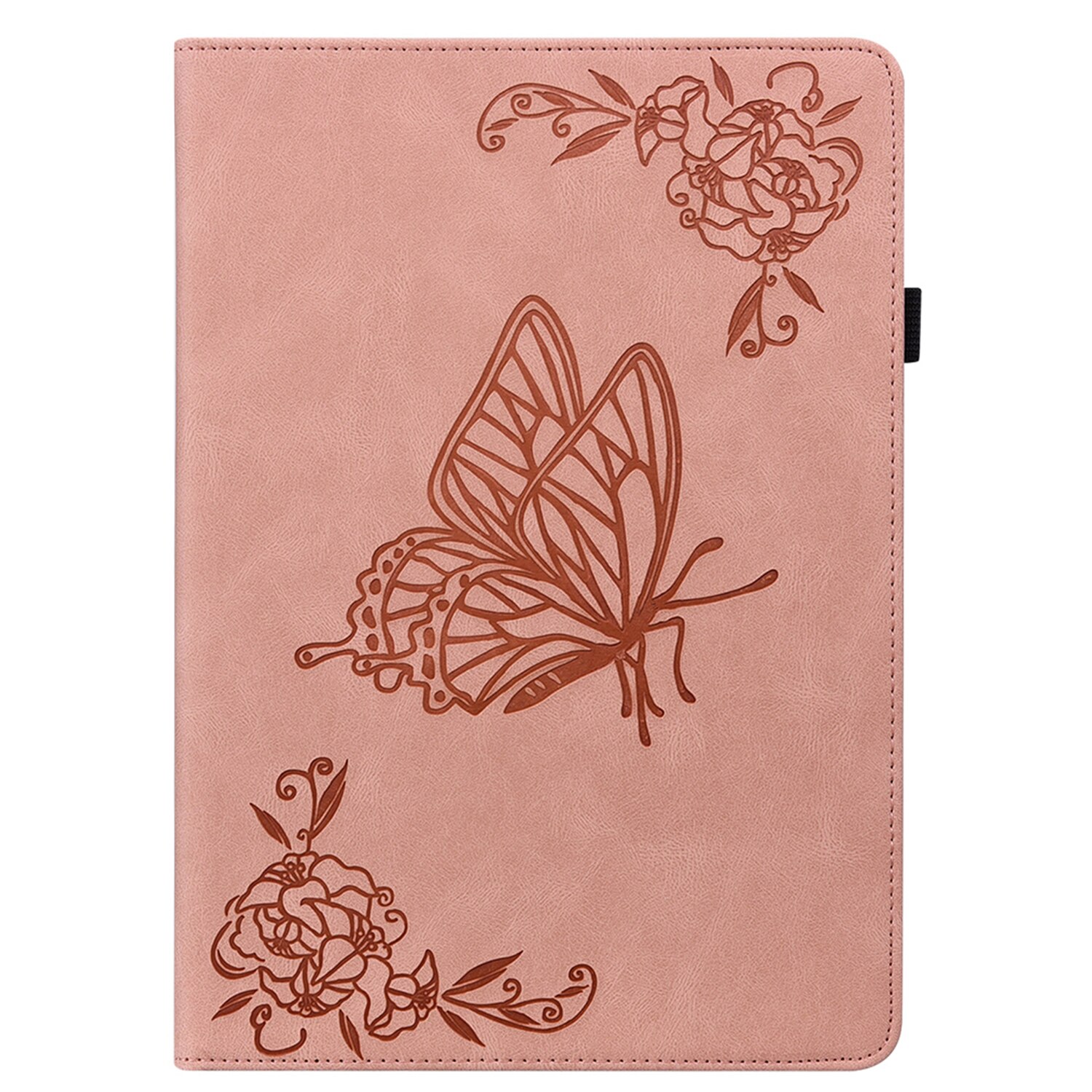 Lærveske Sommerfugler Samsung Galaxy Tab A11 Plus Rosa