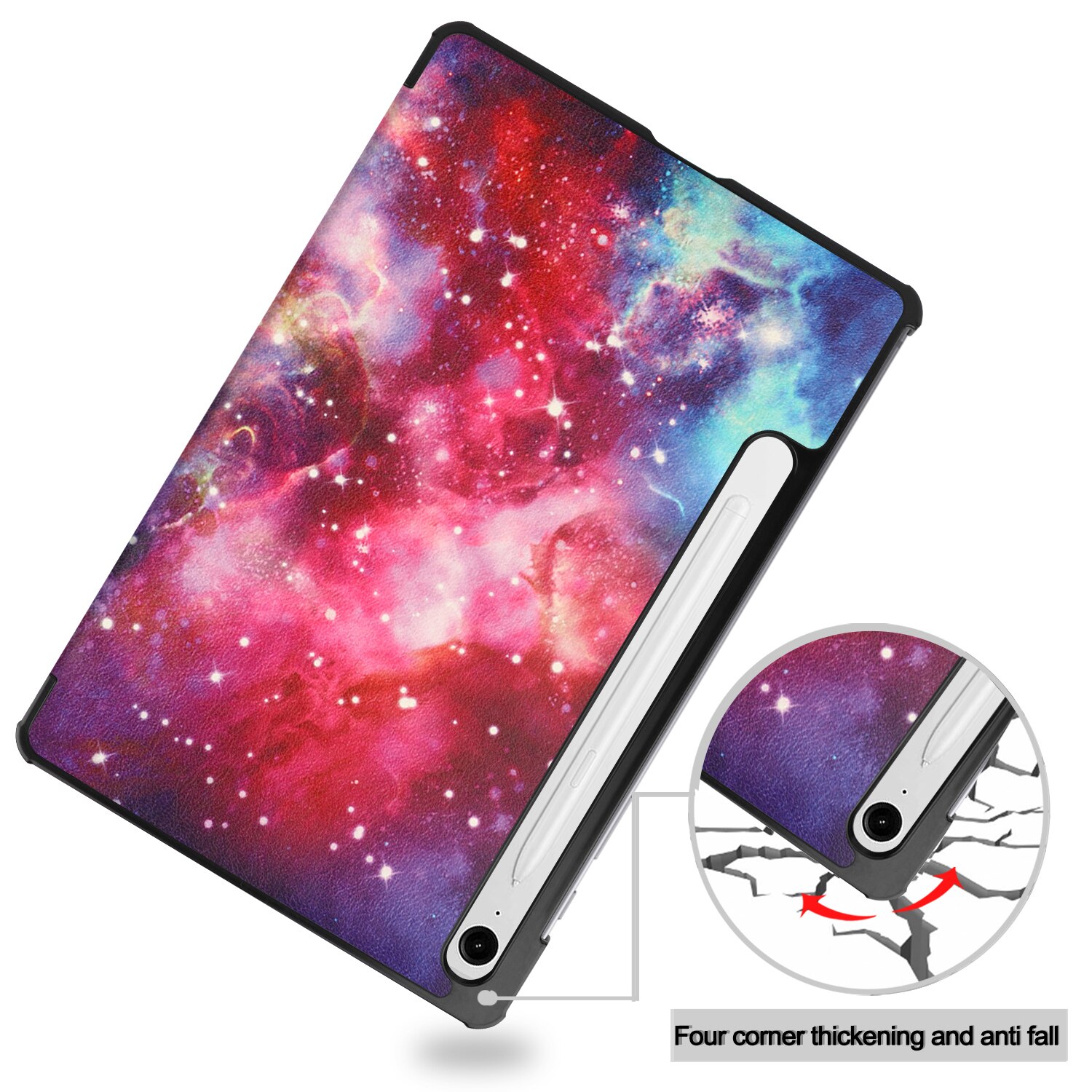 Etui Tri-fold Samsung Galaxy Tab S10 Lite Rymd
