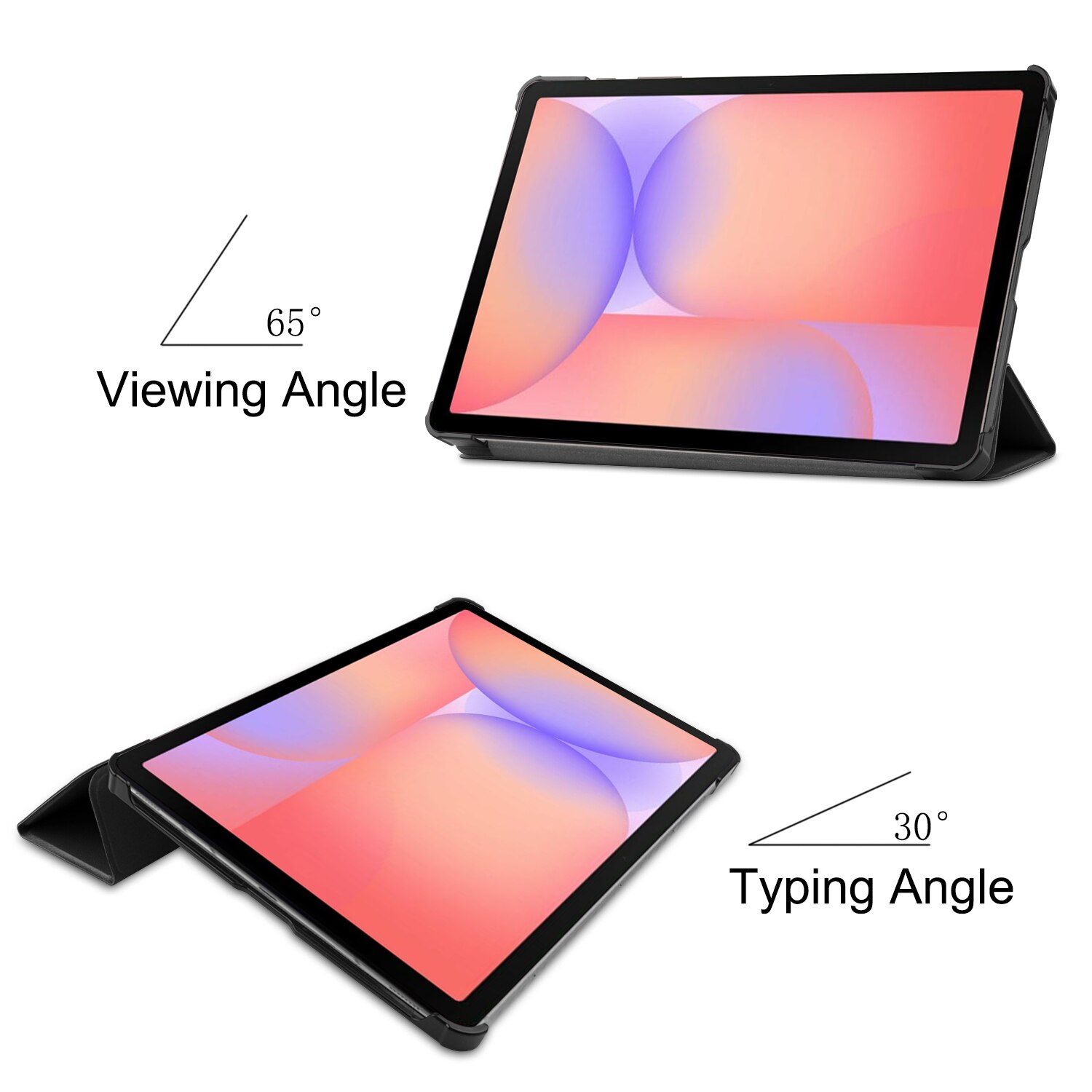 Etui Tri-fold Samsung Galaxy Tab S10 Lite Svart