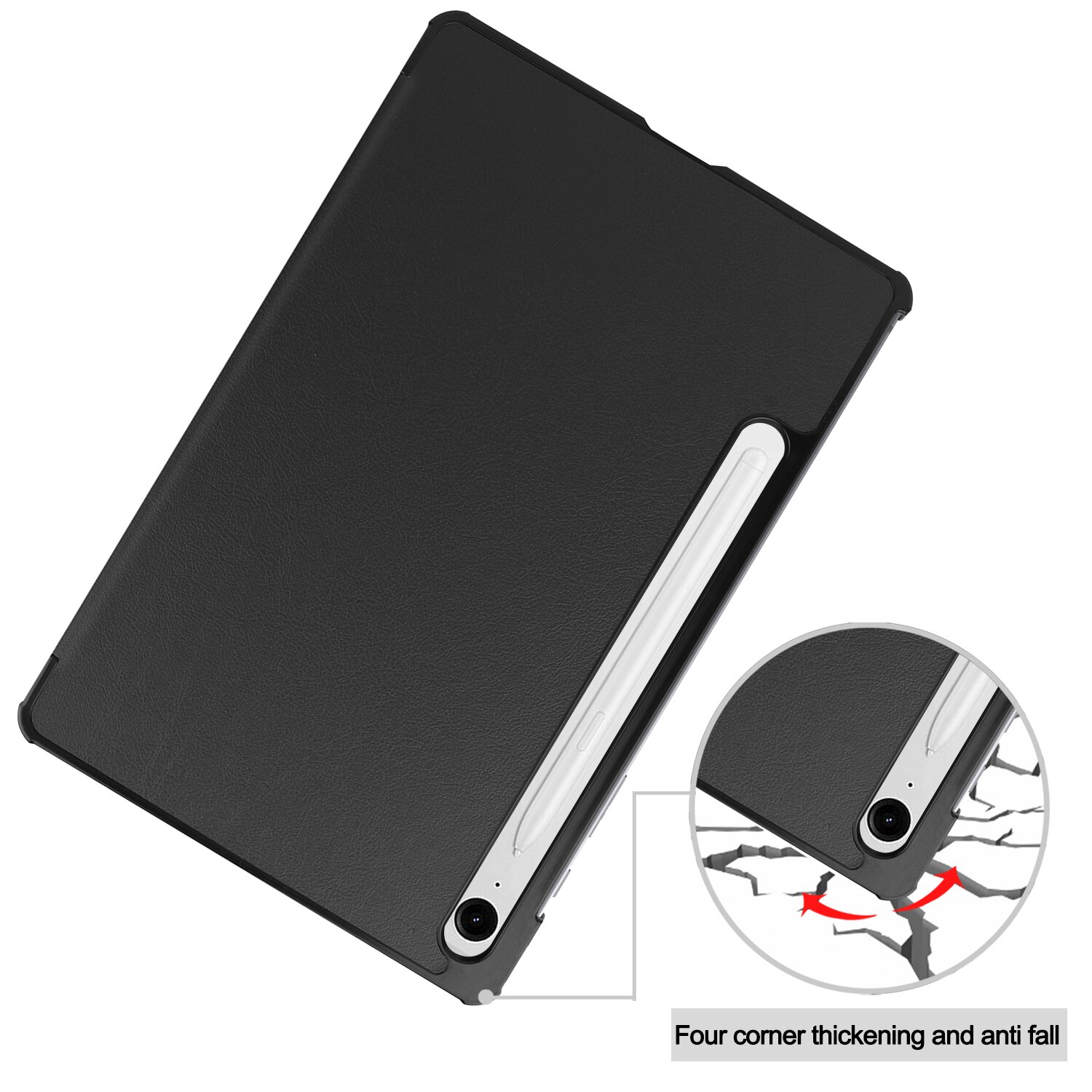 Etui Tri-fold Samsung Galaxy Tab S10 Lite Svart
