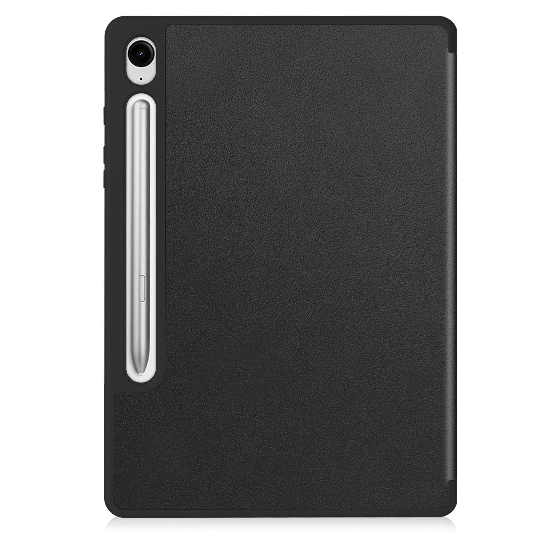 Samsung Galaxy Tab S10 Lite Etui Tri-fold Pencil-holder Svart
