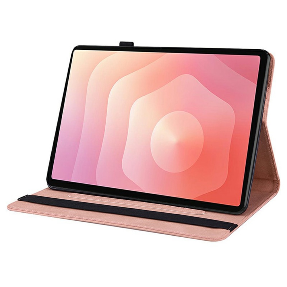 Lærveske Sommerfugler Samsung Galaxy Tab S11 Rosa