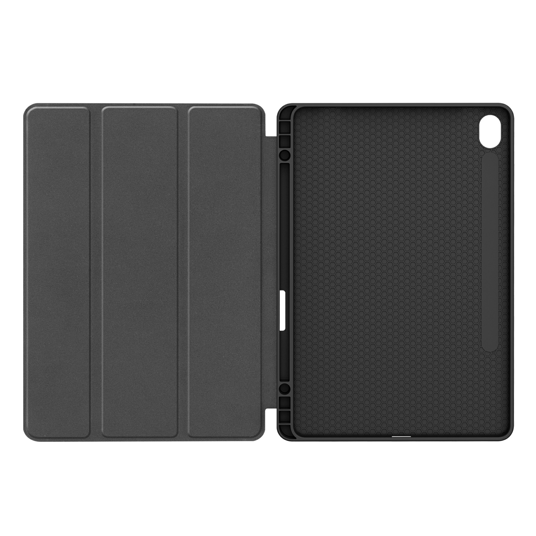 Samsung Galaxy Tab S11 Etui Tri-fold Pencil-holder Svart