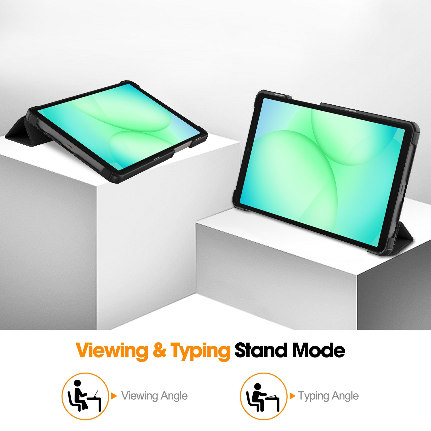 Etui Tri-fold Samsung Galaxy Tab A11 Svart