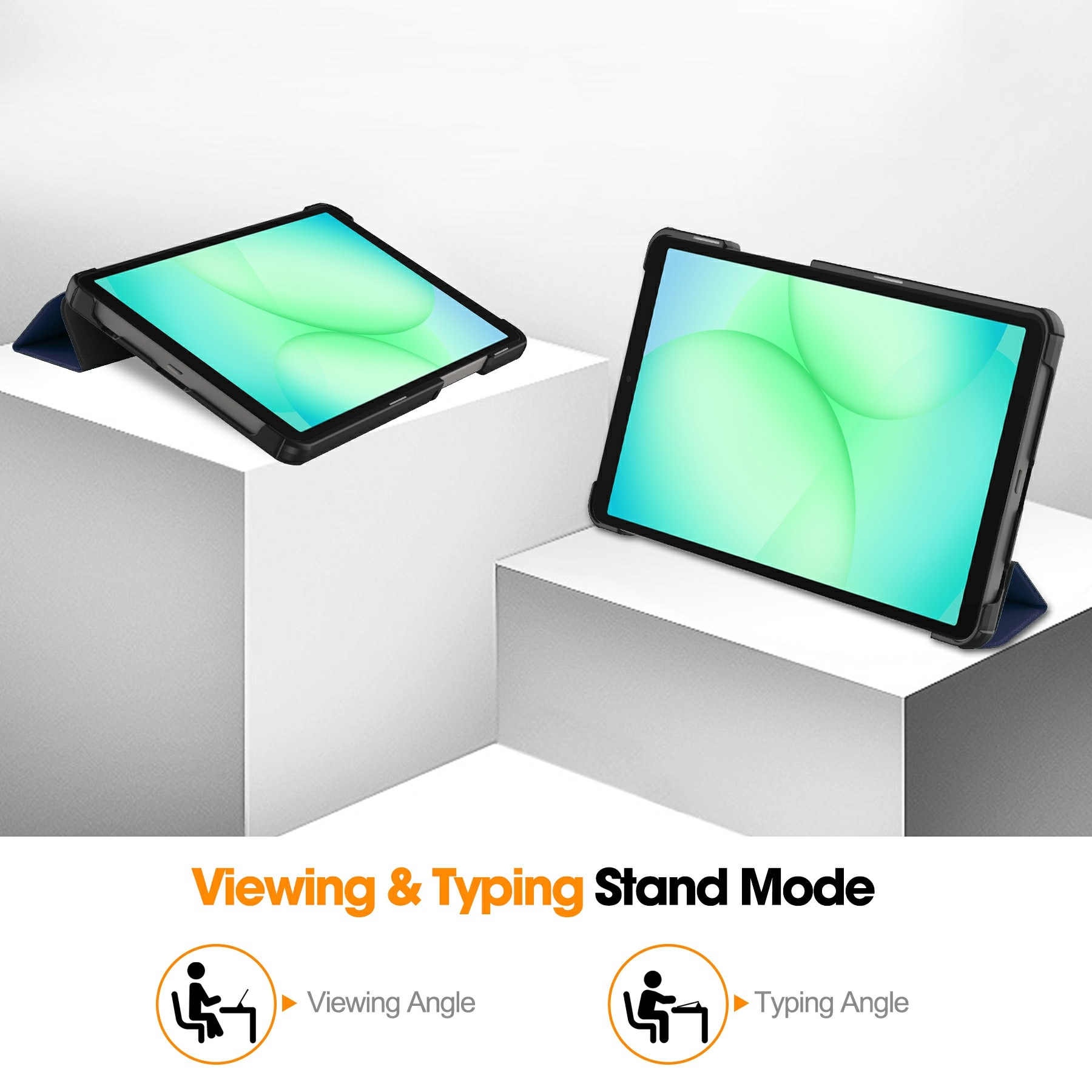 Etui Tri-fold Samsung Galaxy Tab A11 Blå