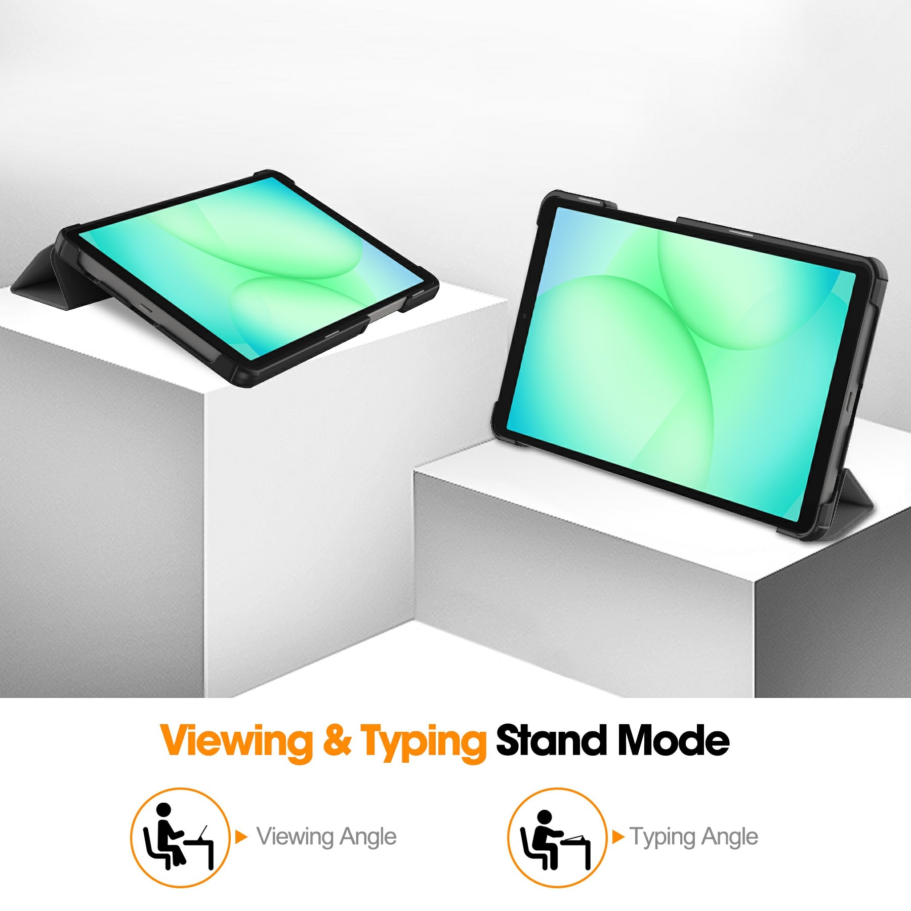 Etui Tri-fold Samsung Galaxy Tab A11 Grå