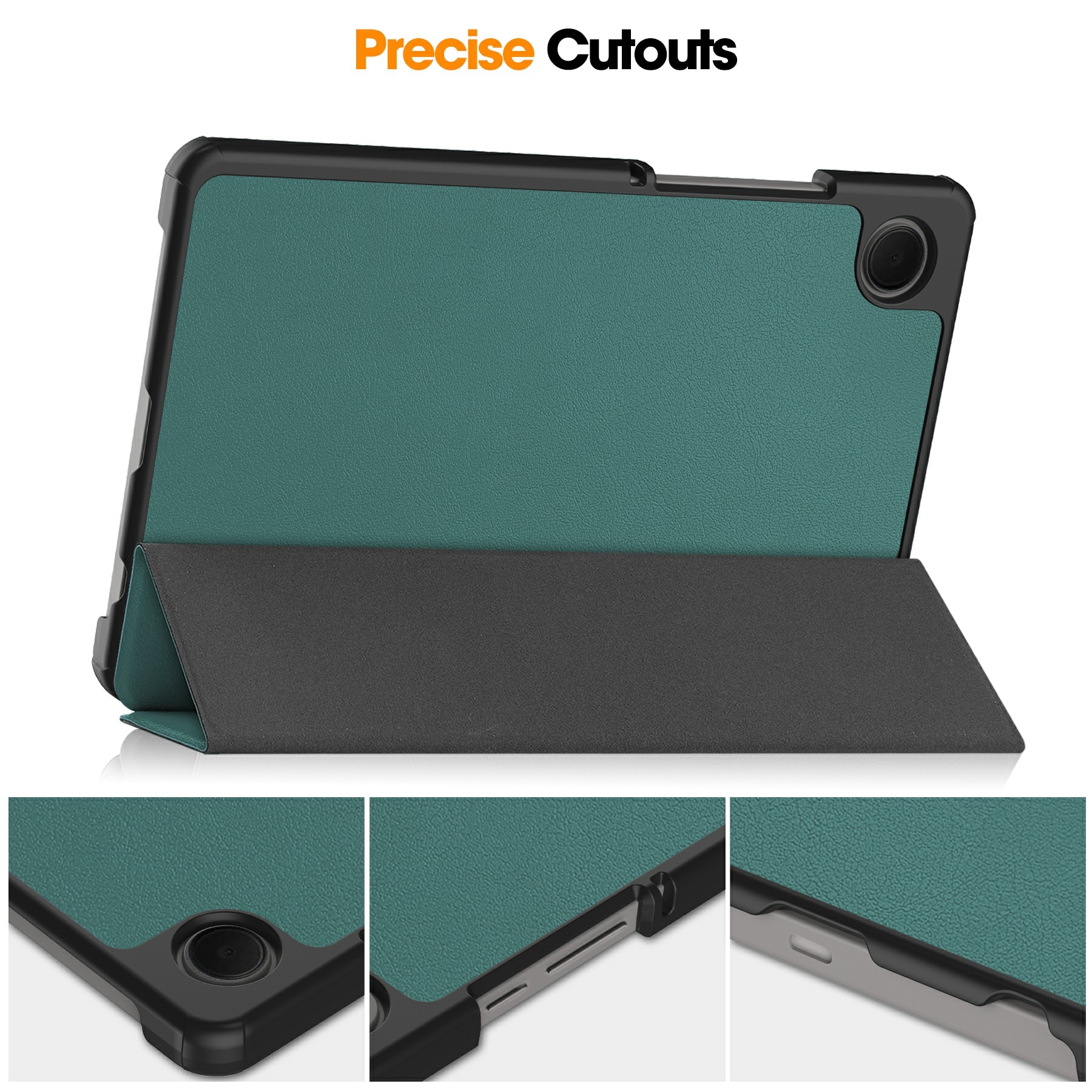 Etui Tri-fold Samsung Galaxy Tab A11 Grønn
