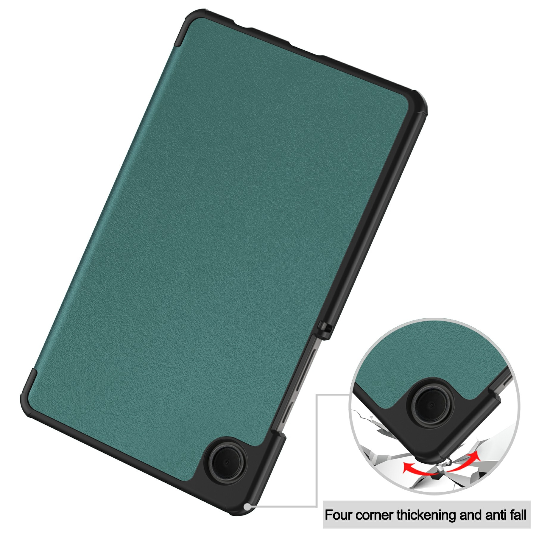 Etui Tri-fold Samsung Galaxy Tab A11 Grønn