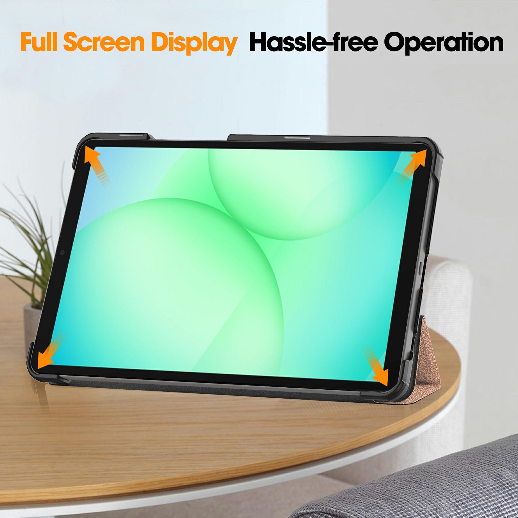 Etui Tri-fold Samsung Galaxy Tab A11 Rosegull