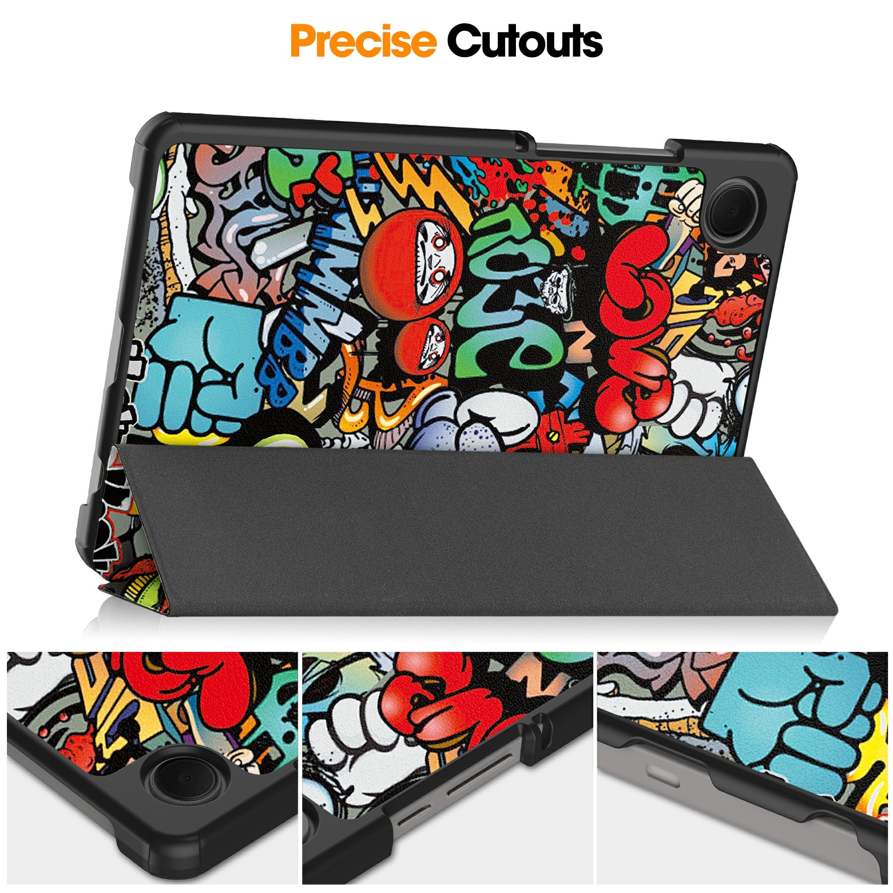 Etui Tri-fold Samsung Galaxy Tab A11 Graffiti
