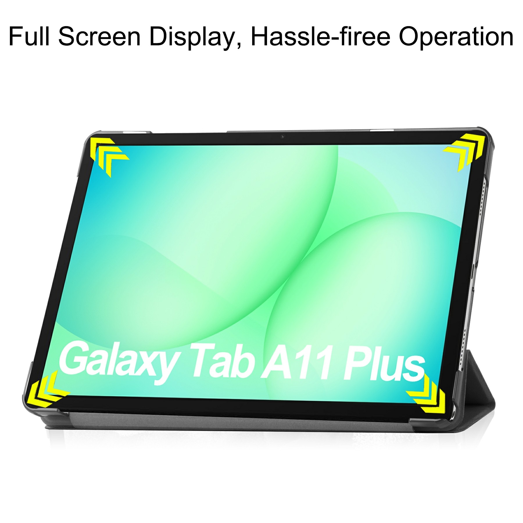 Etui Tri-fold Samsung Galaxy Tab A11 Plus Svart