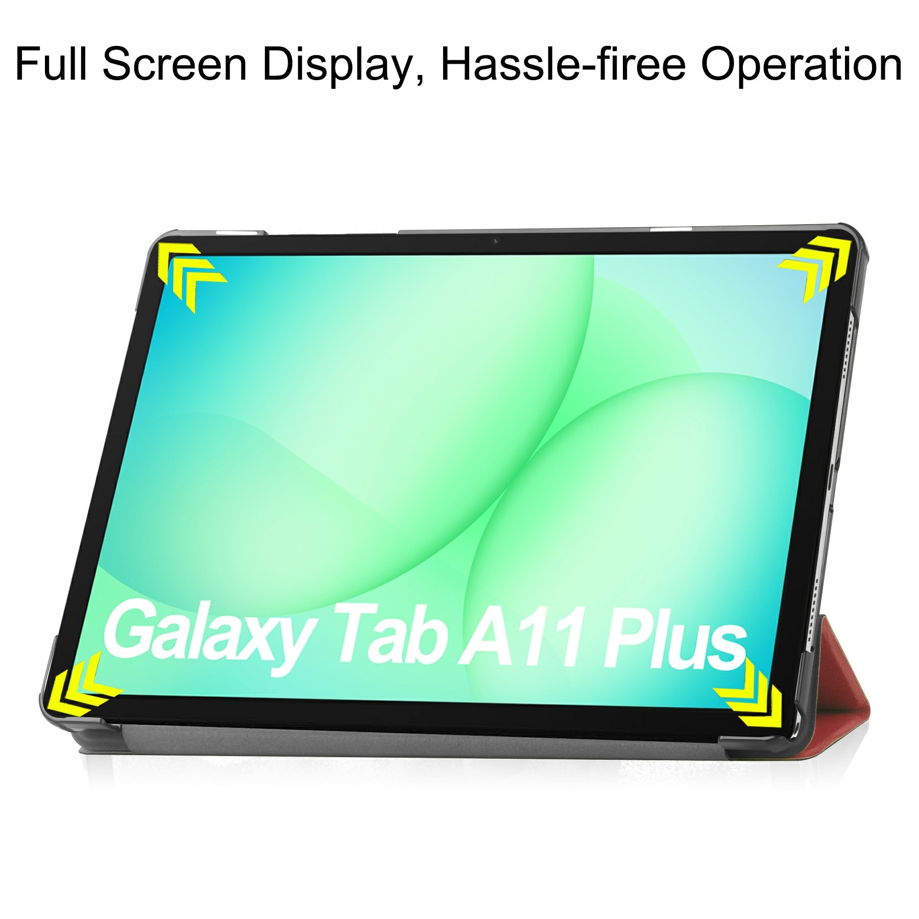 Etui Tri-fold Samsung Galaxy Tab A11 Plus Rød