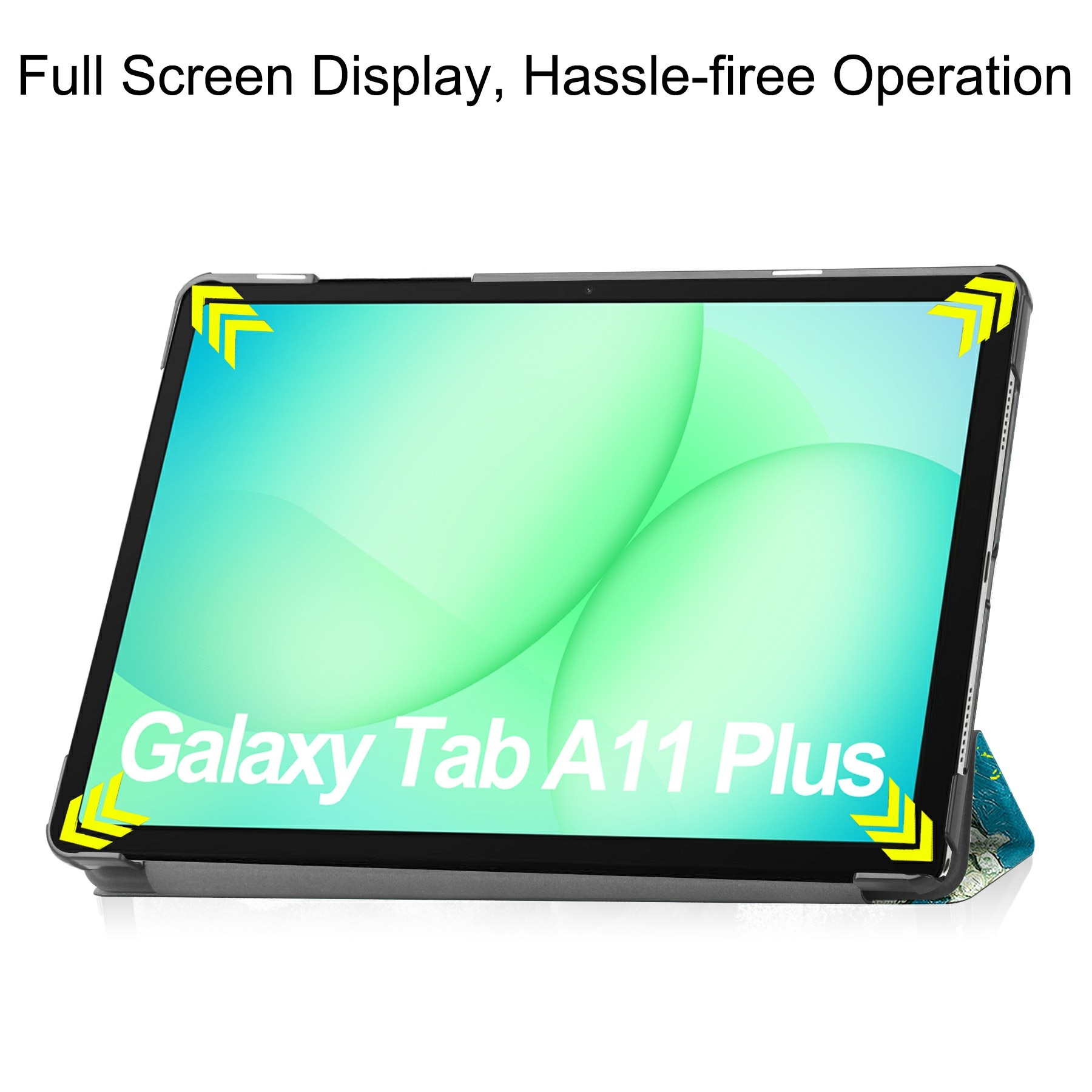 Etui Tri-fold Samsung Galaxy Tab A11 Plus - Kirsebærblomster