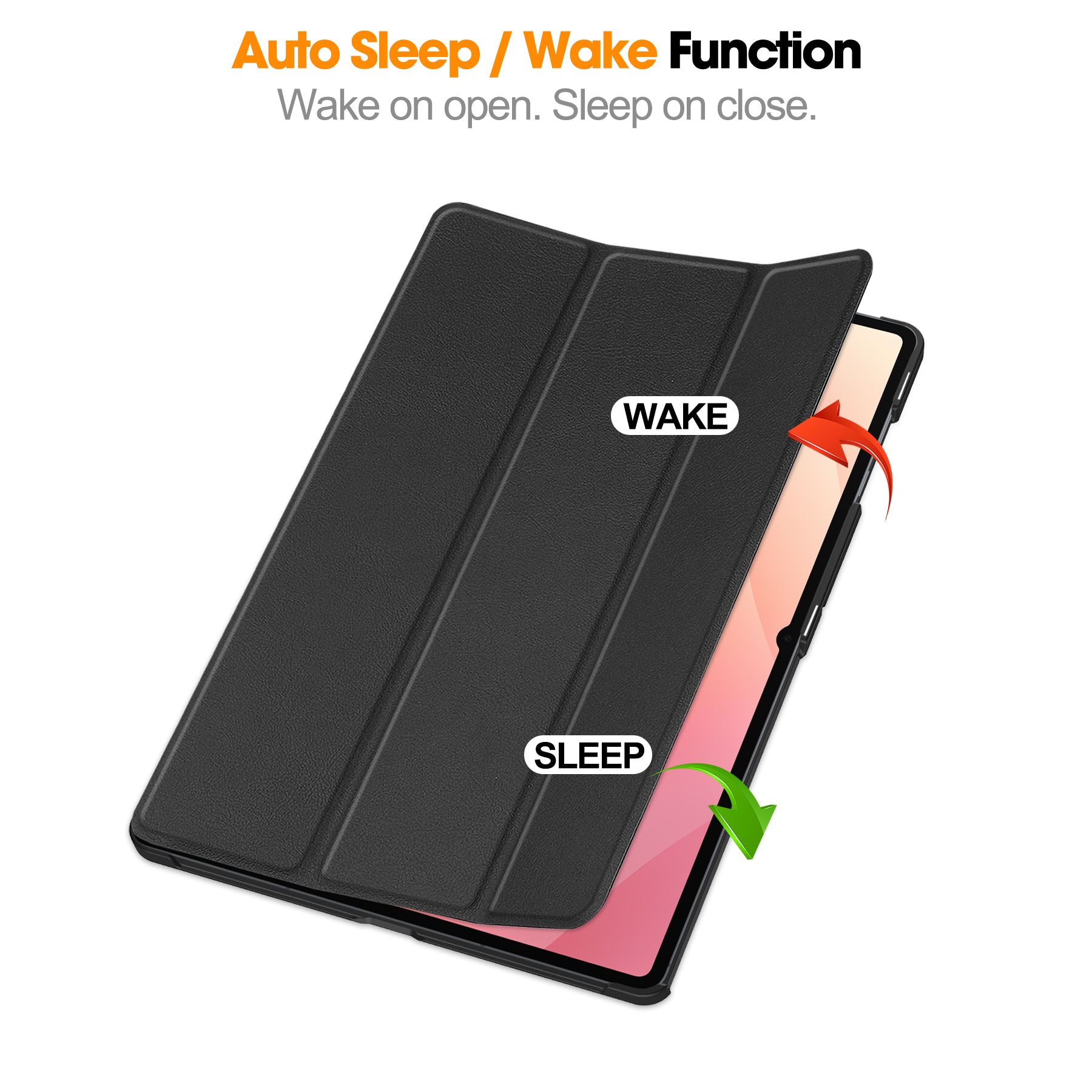 Etui Tri-fold Samsung Galaxy Tab S11 Ultra Svart