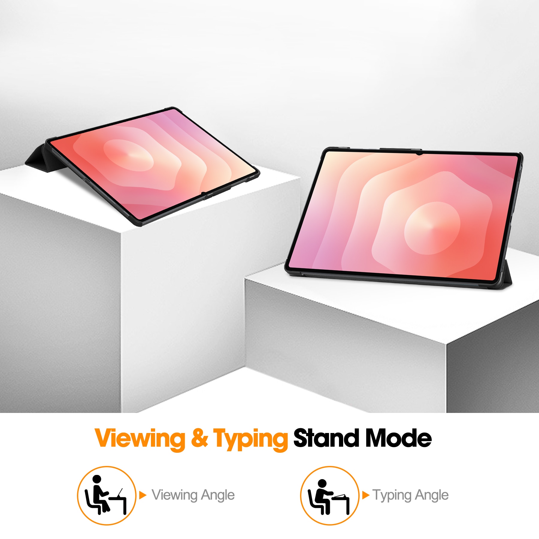 Etui Tri-fold Samsung Galaxy Tab S11 Ultra Svart
