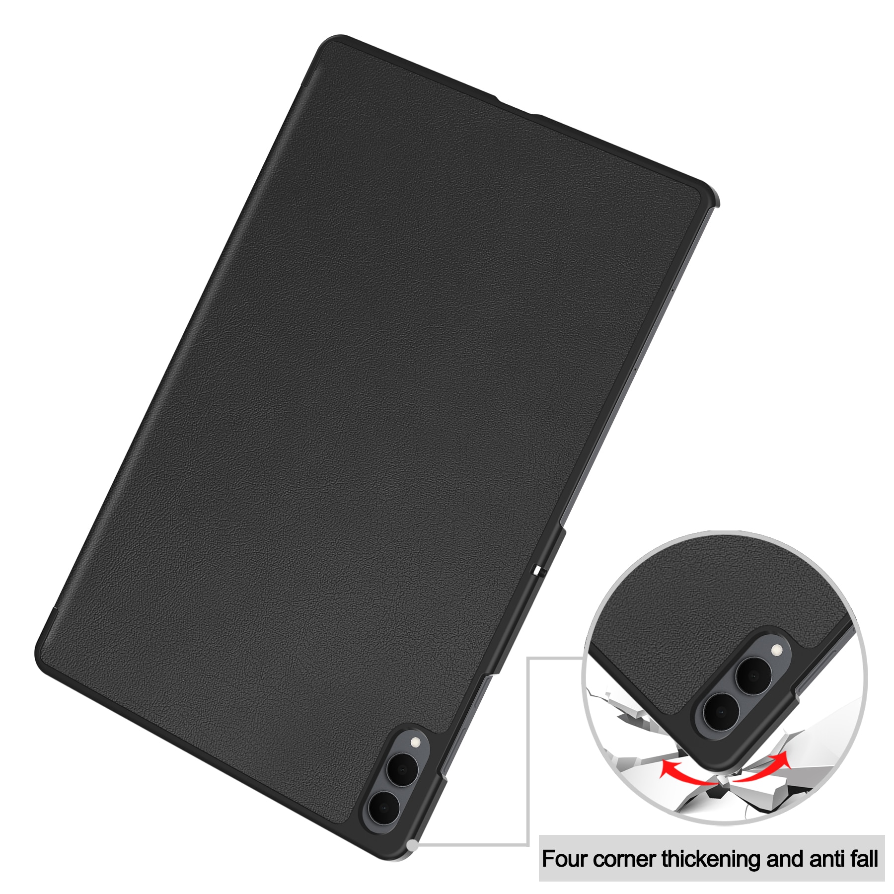 Etui Tri-fold Samsung Galaxy Tab S11 Ultra Svart