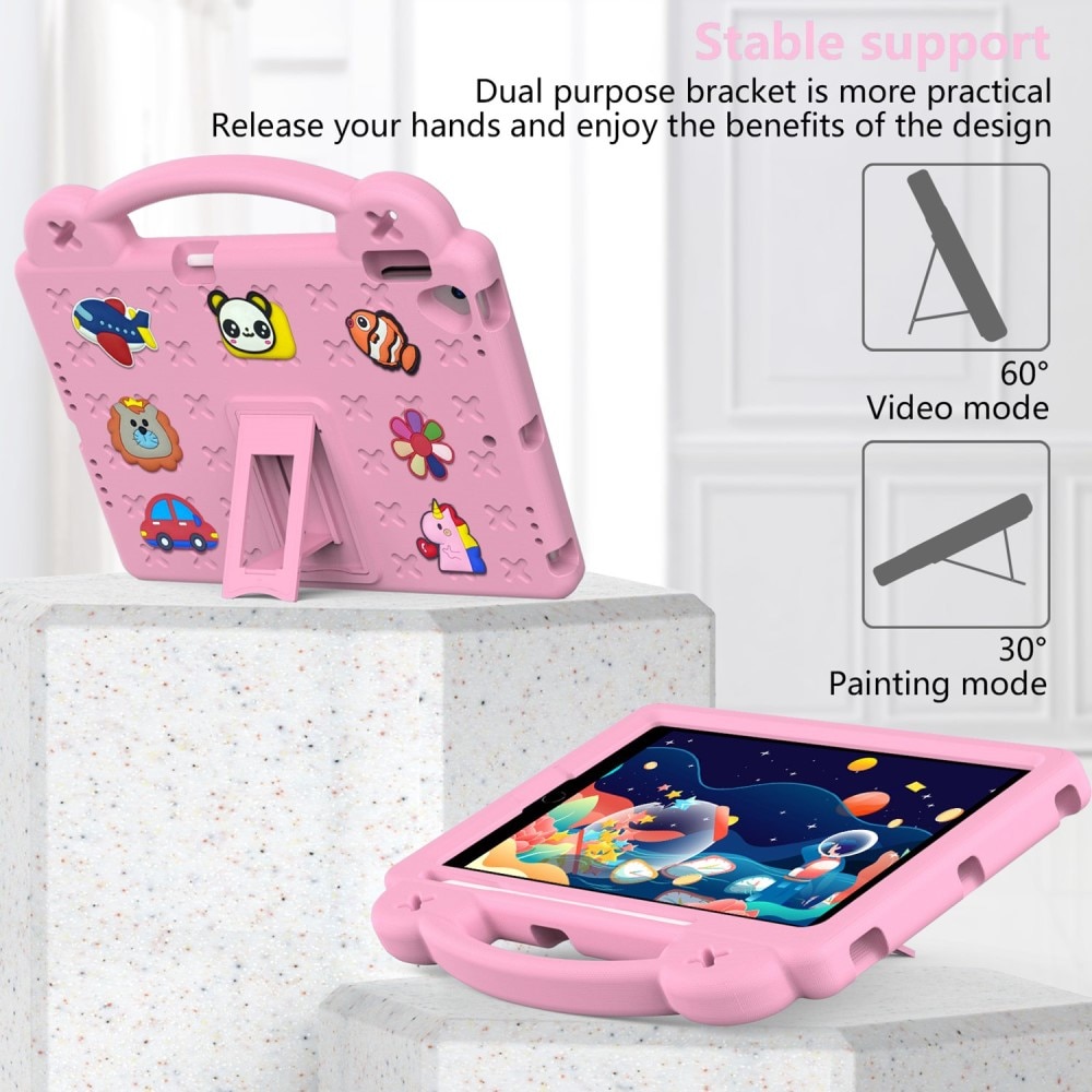 Støtsikker EVA Deksel Kickstand iPad 10.2 8th Gen (2020) rosa