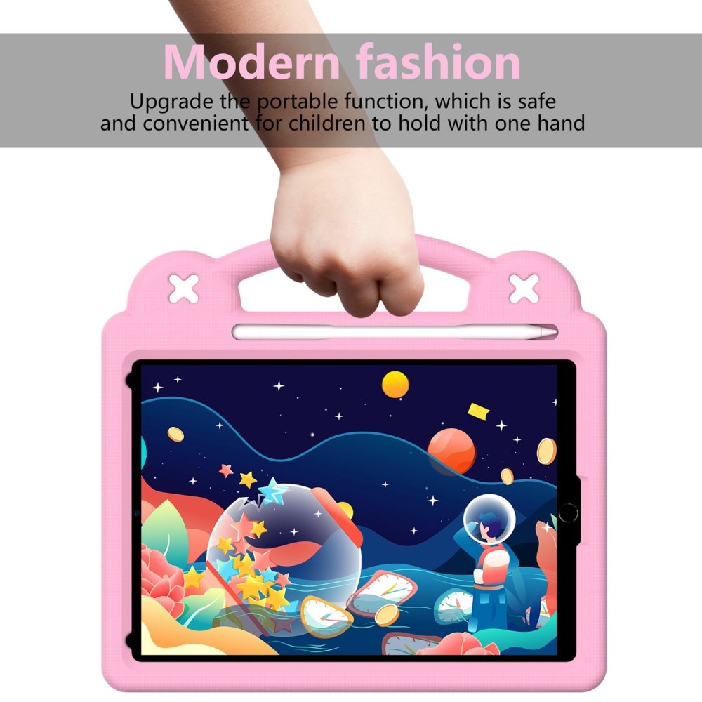 Støtsikker EVA Deksel Kickstand iPad 10.2 9th Gen (2021) rosa