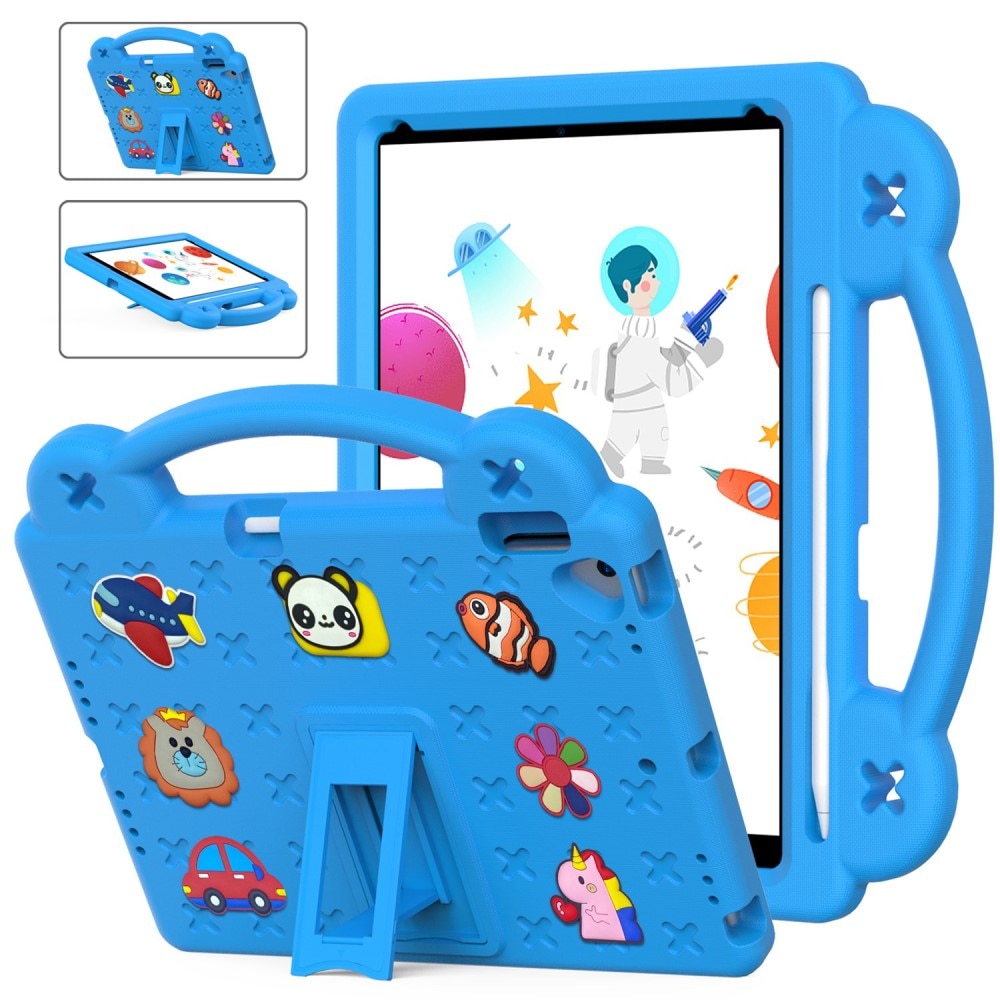 Støtsikker EVA Deksel Kickstand iPad 10.2 9th Gen (2021) blå