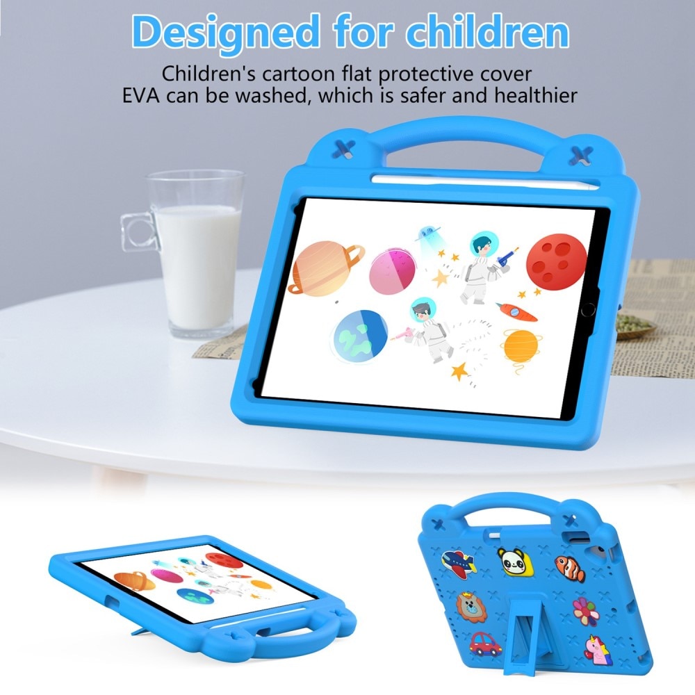 Støtsikker EVA Deksel Kickstand iPad 10.2 8th Gen (2020) blå