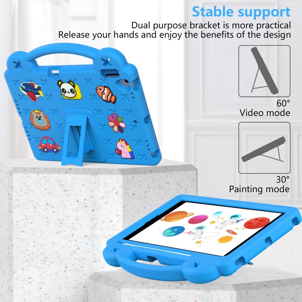 Støtsikker EVA Deksel Kickstand iPad 10.2 8th Gen (2020) blå