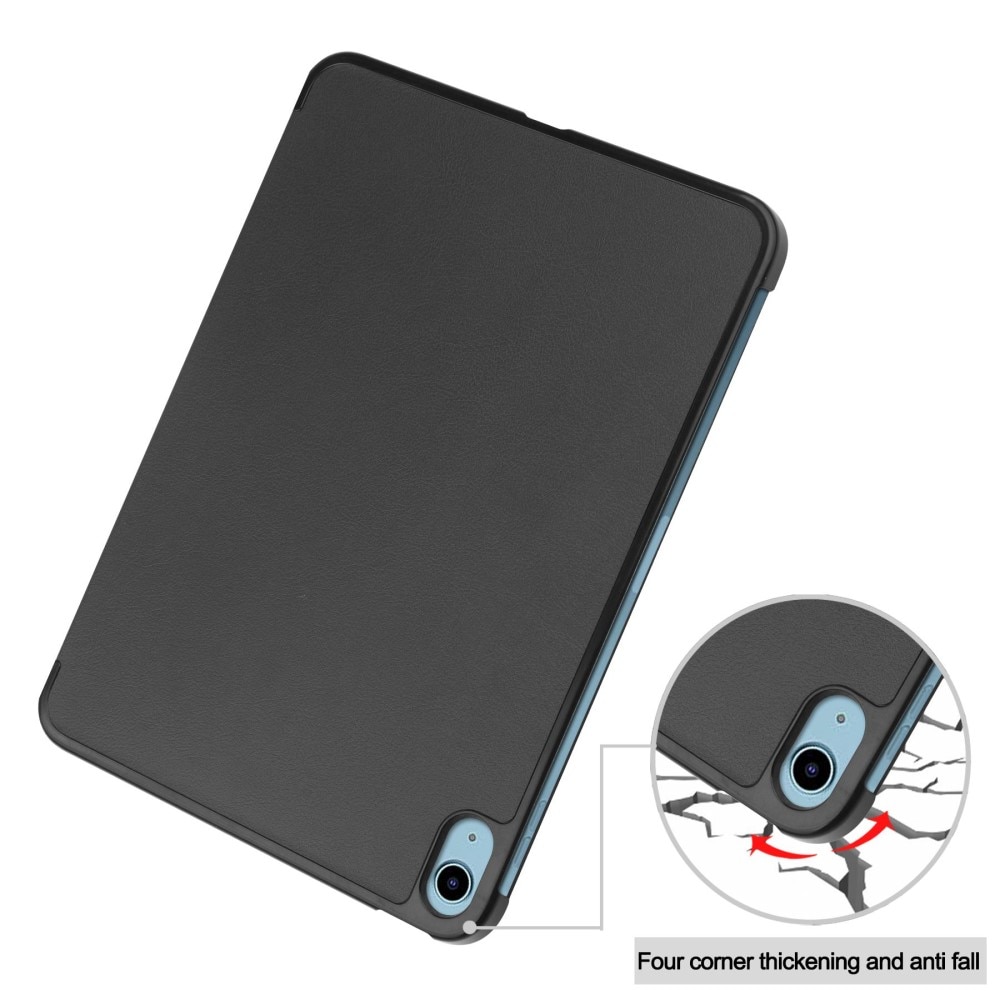 iPad 10.9 10th Gen (2022) Etui Tri-fold svart